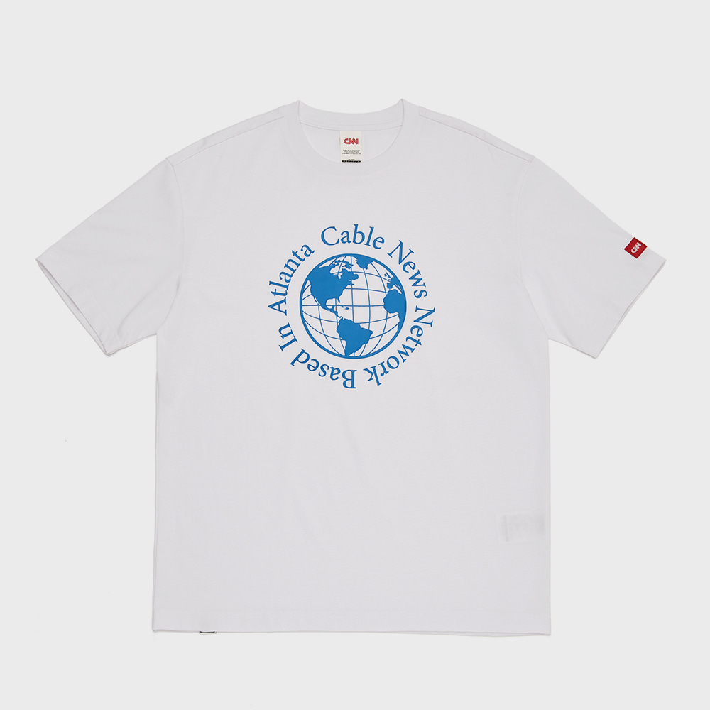 STYLE GLOBE GRAPHIC T-SHIRT WHITE