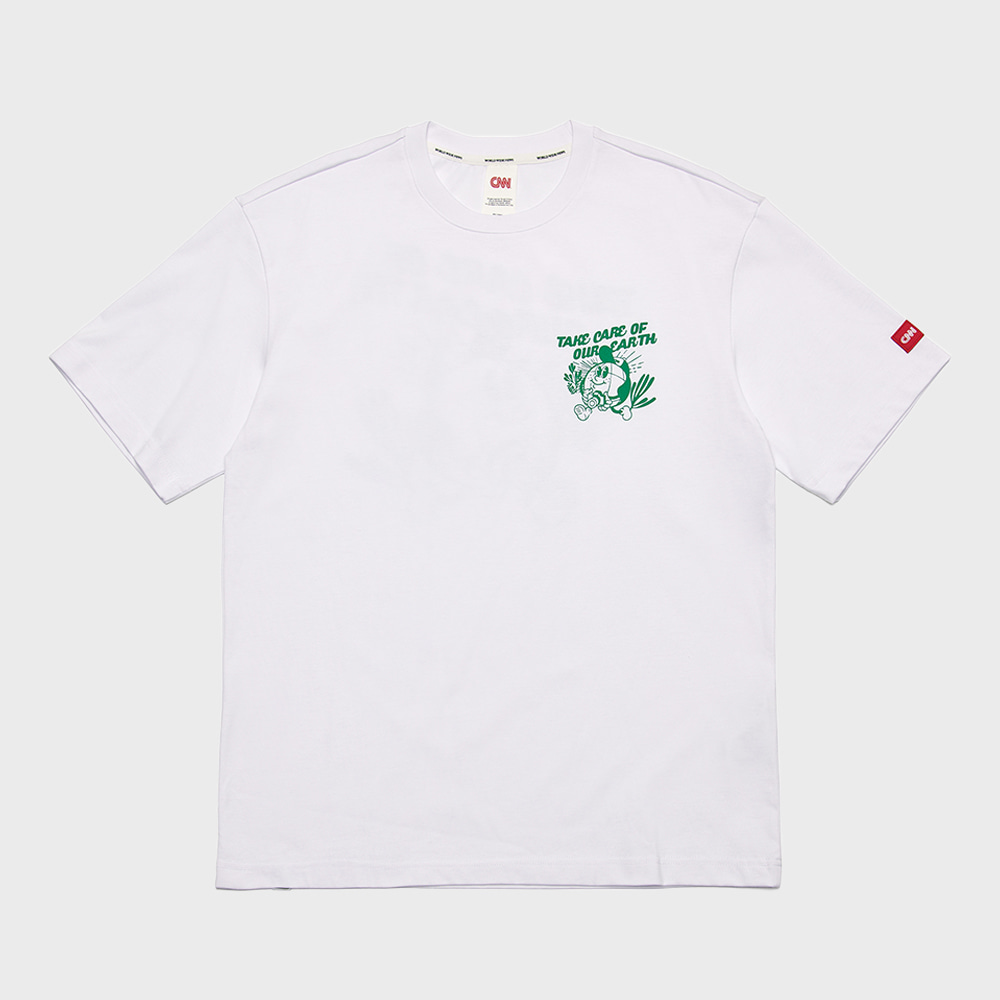 STYLE GLOBE CHARACTER T-SHIRT WHITE