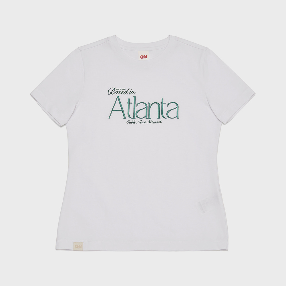 TRAVEL WOMAN ATLANTA T-SHIRTS WHITE