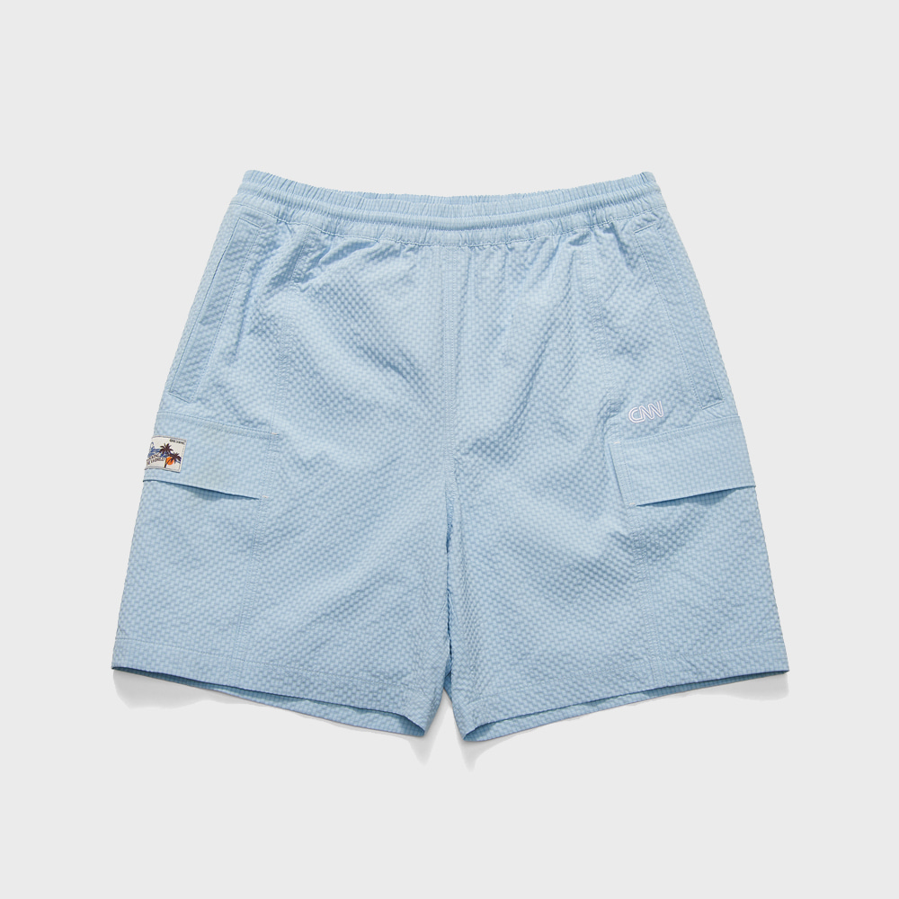 STYLE BEST BEACHES SEERSUCKER SHORTS SKY BLUE