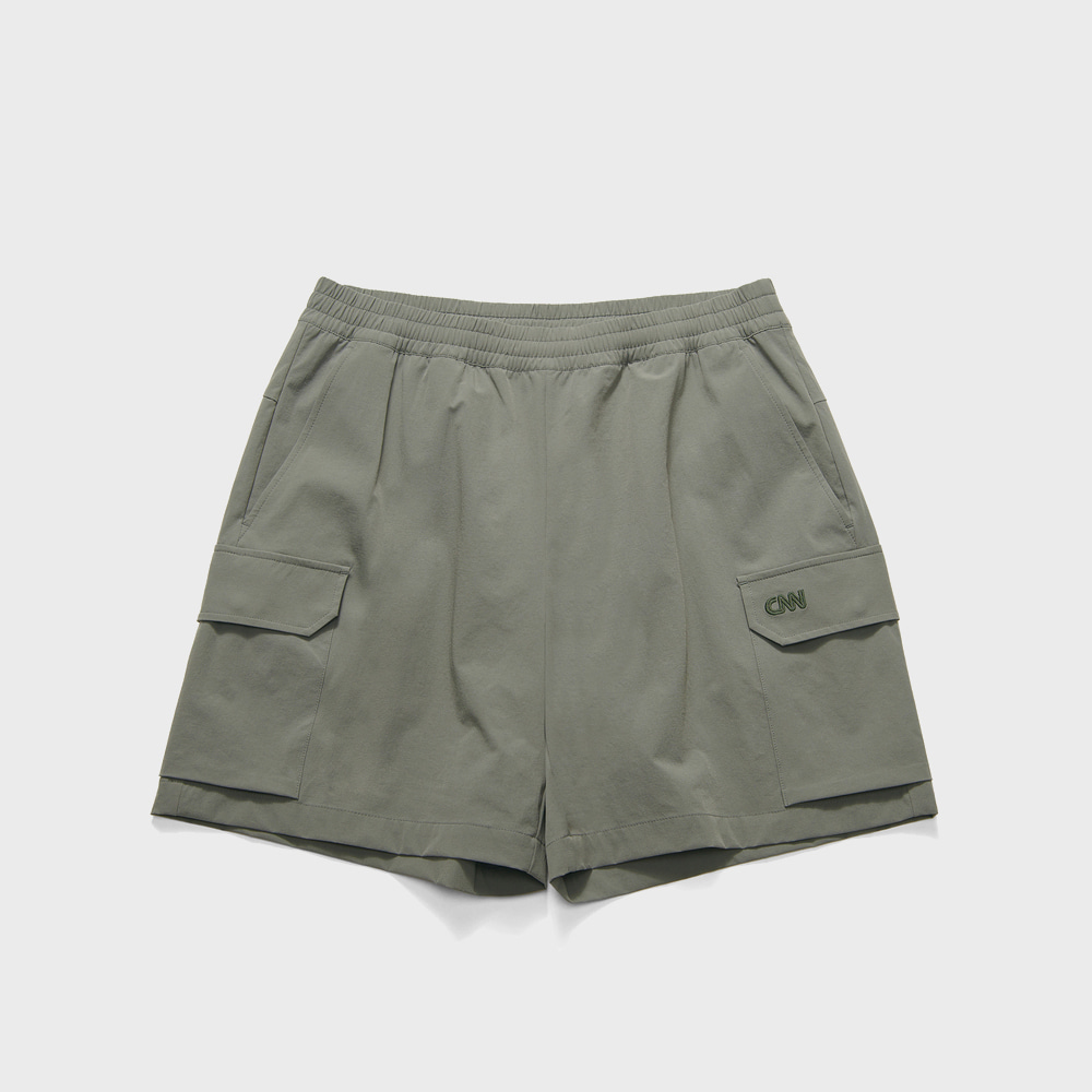 TRAVEL STANDARD CARGO SHORTS GREY KHAKI