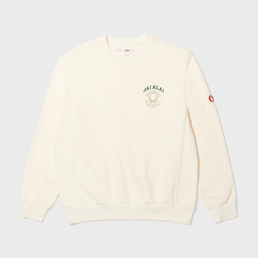 GBS JAIALAI LOGO SWEAT SHIRT IVORY