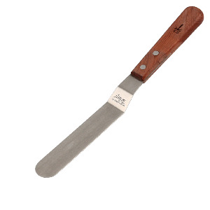 [SD] Zeus GS-10208-150FSAK 6 Spatula Offset Rose Wood 제우스 스파츄라(나무)-L형 / 제과 / 제빵 / 스파츄라