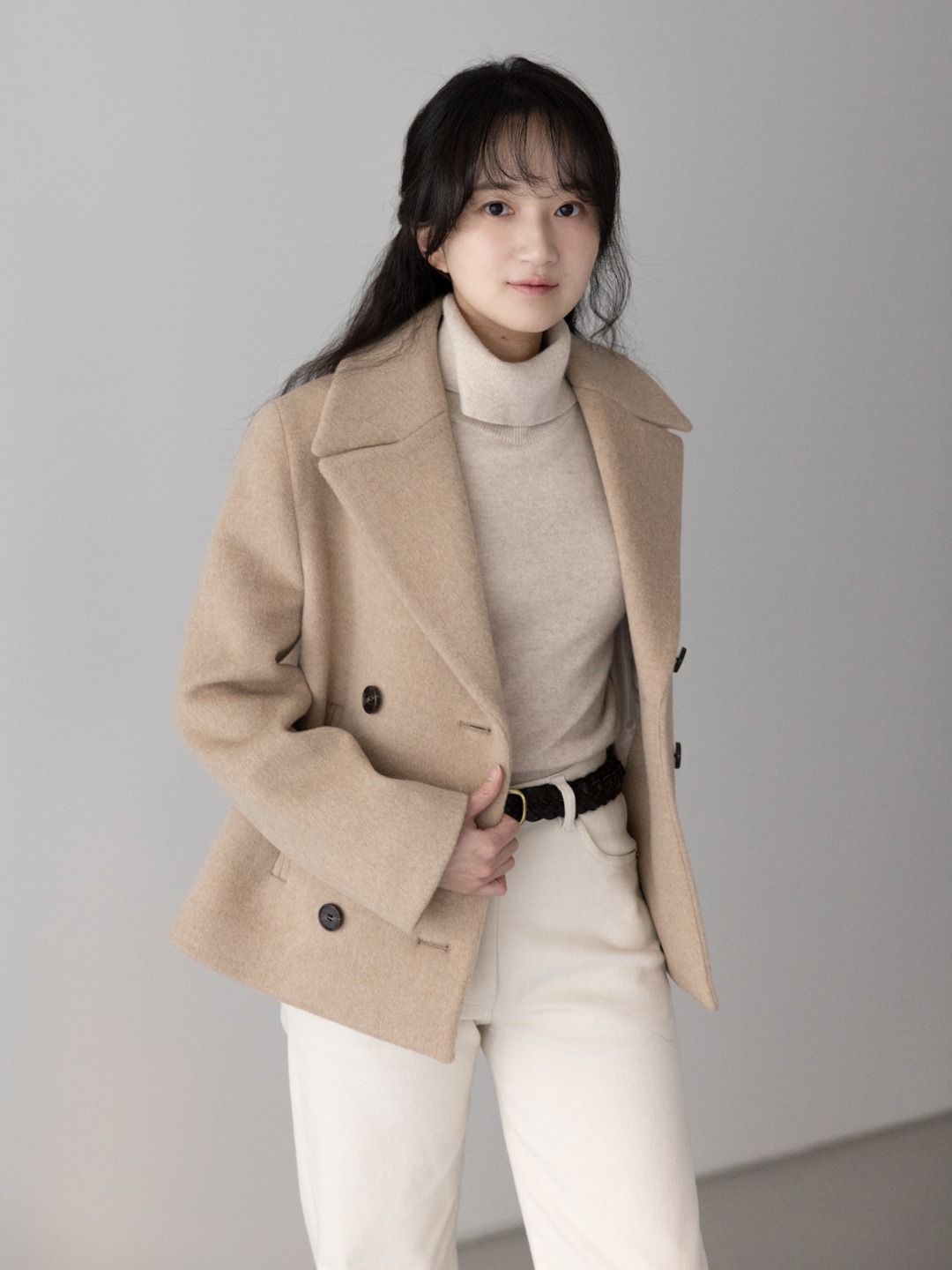 Martina Pea Coat 마르티나 피 코트 (베이지)