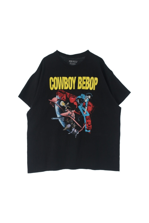 JAPAN (Man - XL) 코튼 카우보이 비밥 프린팅 크루넥 반팔 티셔츠