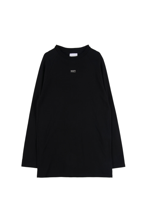 STUDIOWEAR by MOUSSY (Woman - F) 코튼 레터링 크루넥 긴팔 원피스