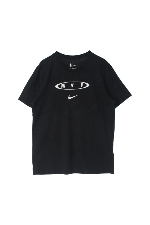 나이키 x NBA (Man - M) 코튼 스우시 로고 패턴 크루넥 반팔 티셔츠