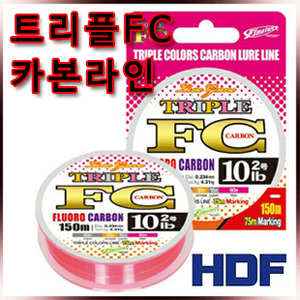 해동 HDF 피나투라 트리플FC 150m 플로로카본 4Lb,6Lb,14Lb,16Lb 루어줄 배스줄