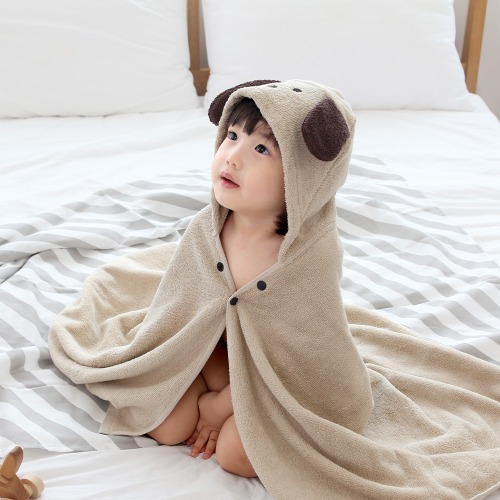 먼지 없는 아기 타월 클라우만 무형광 오가닉 목욕 타월