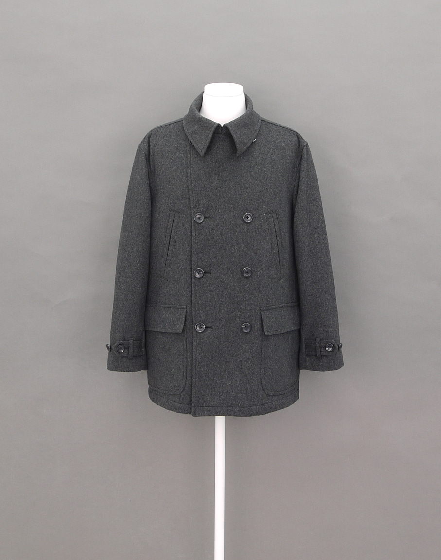 Willis&amp;Geiger Wool Blend Pea Coat Double Jacket