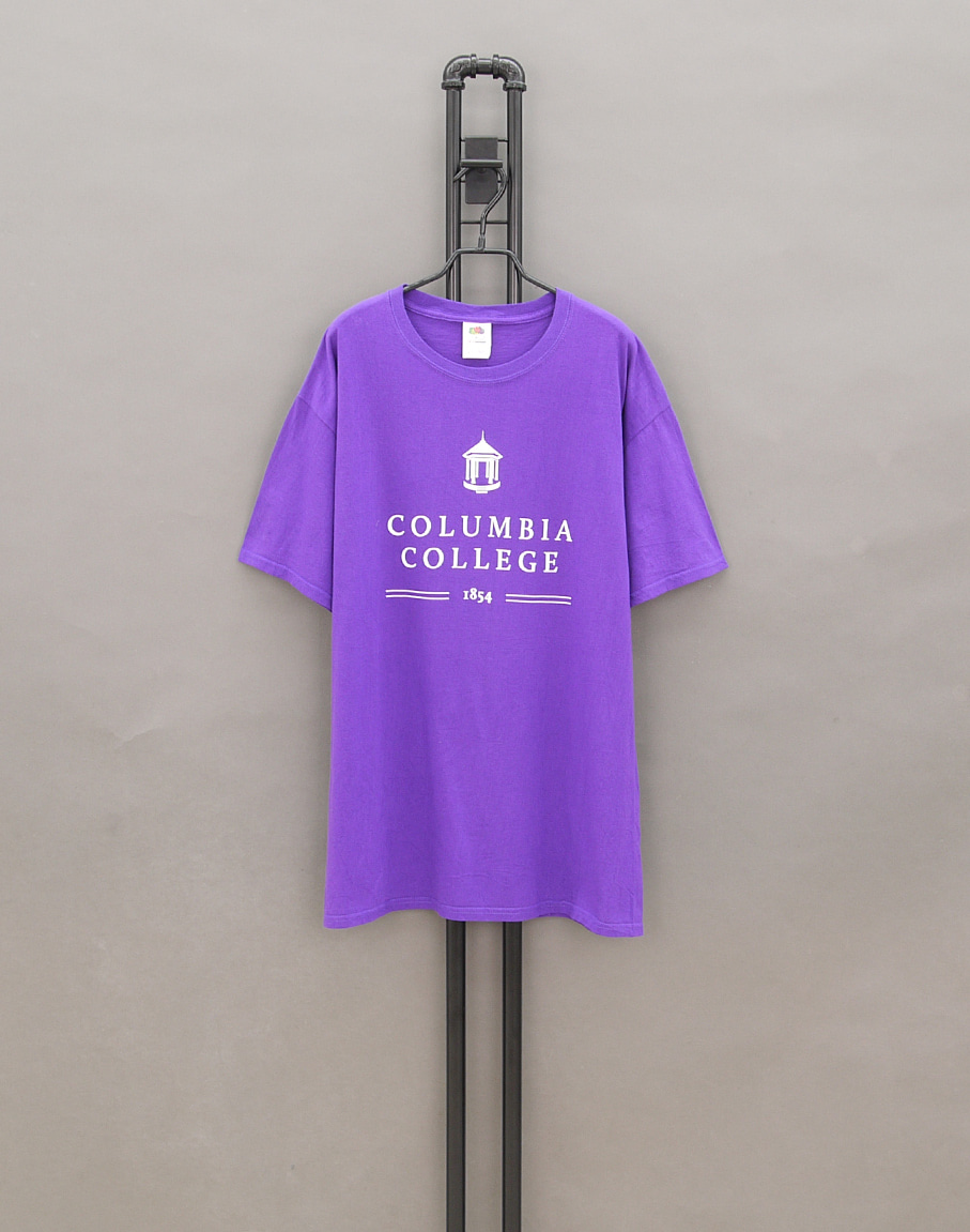 FRUIT OF THE LOOM 00&#039;s HD Cotton Columbia College Tee