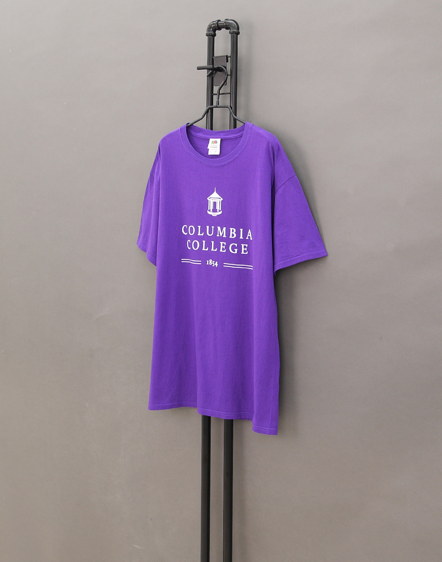 FRUIT OF THE LOOM 00&#039;s HD Cotton Columbia College Tee