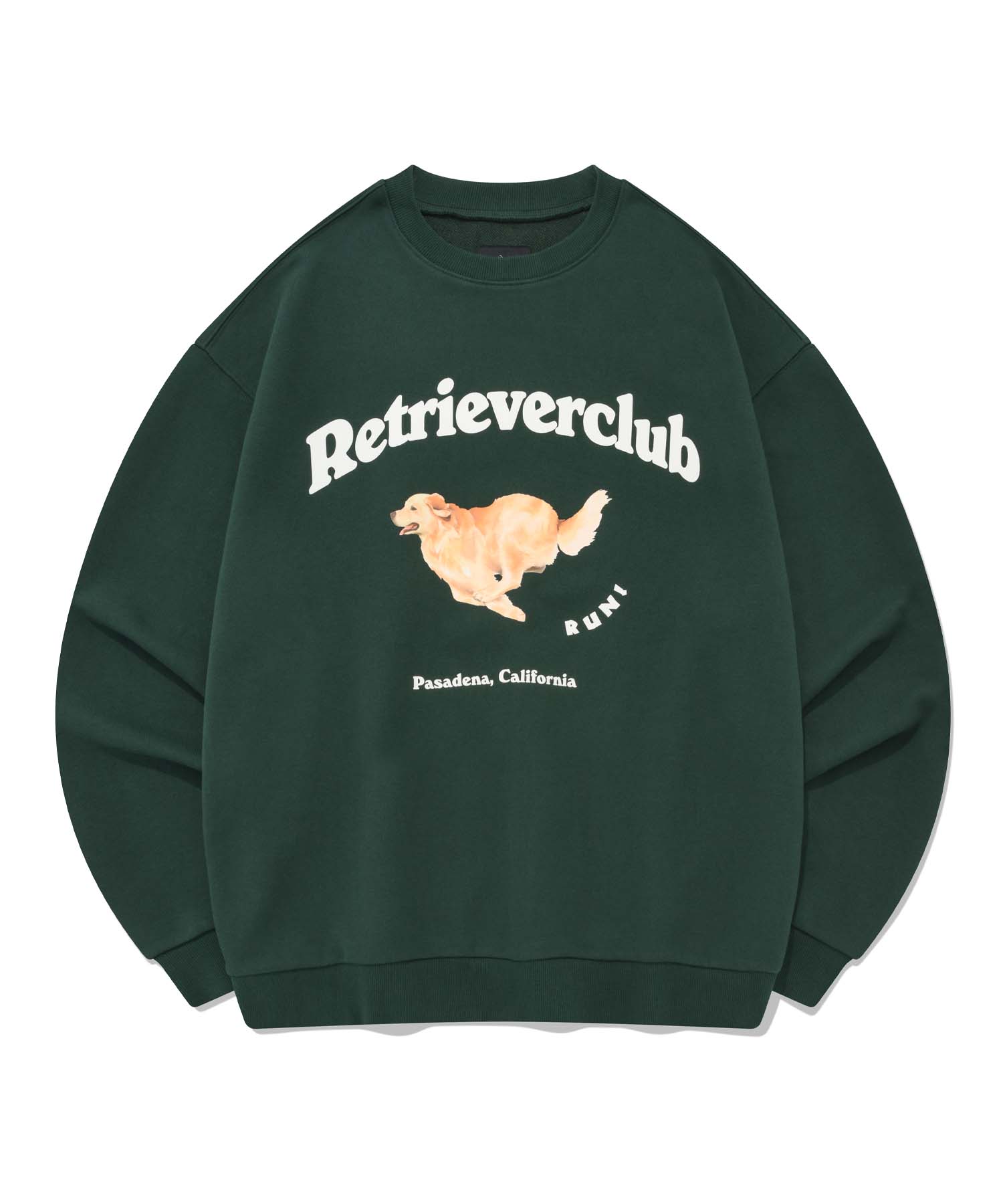 RUNNING RETRIEVER CREWNECK [GREEN]