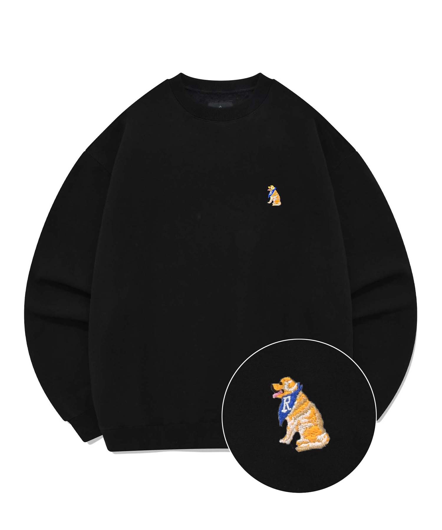 SMALL RETRIEVER CREWNECK [BLACK]