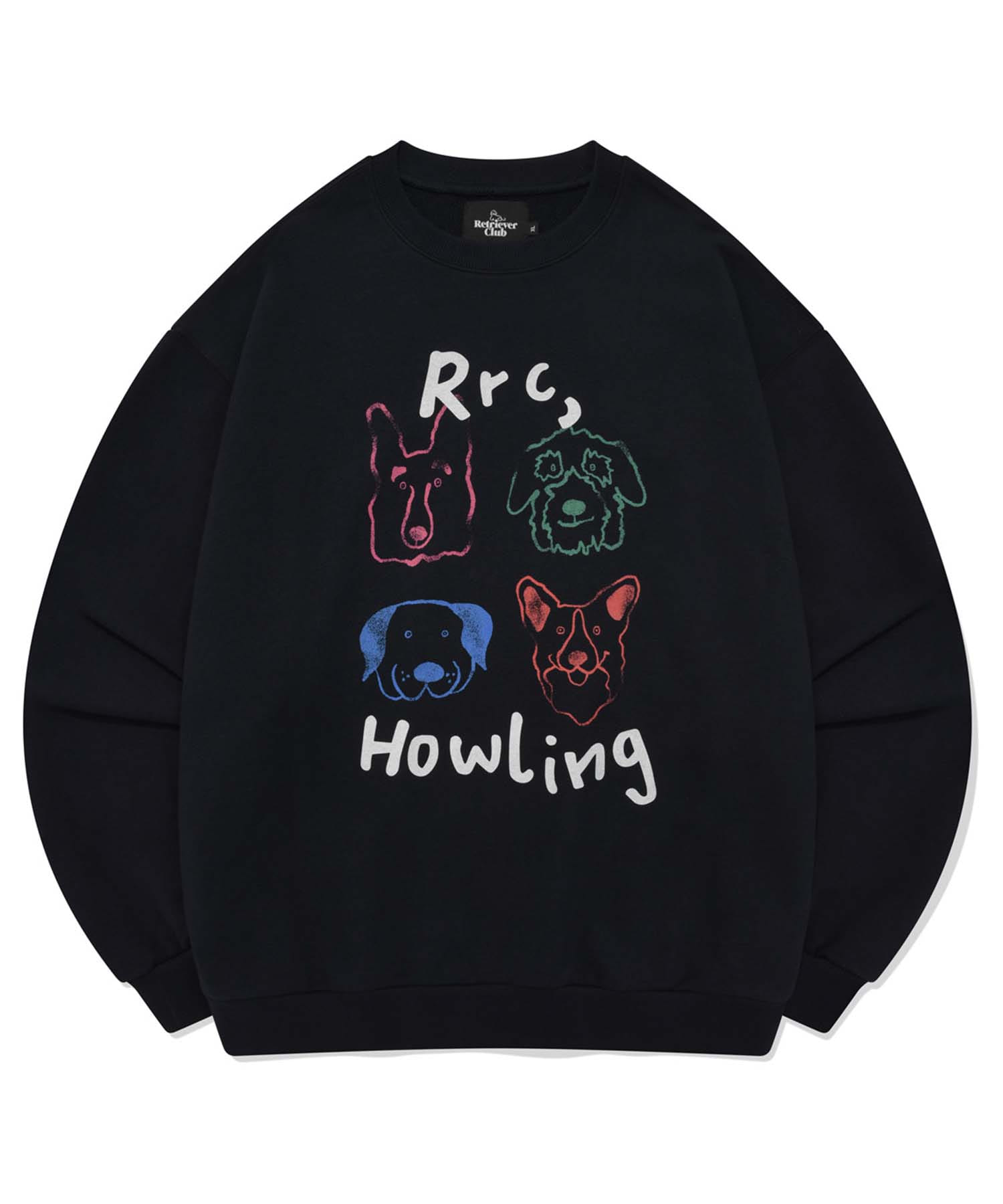 COLOR HOWLING CREWNECK [NAVY]