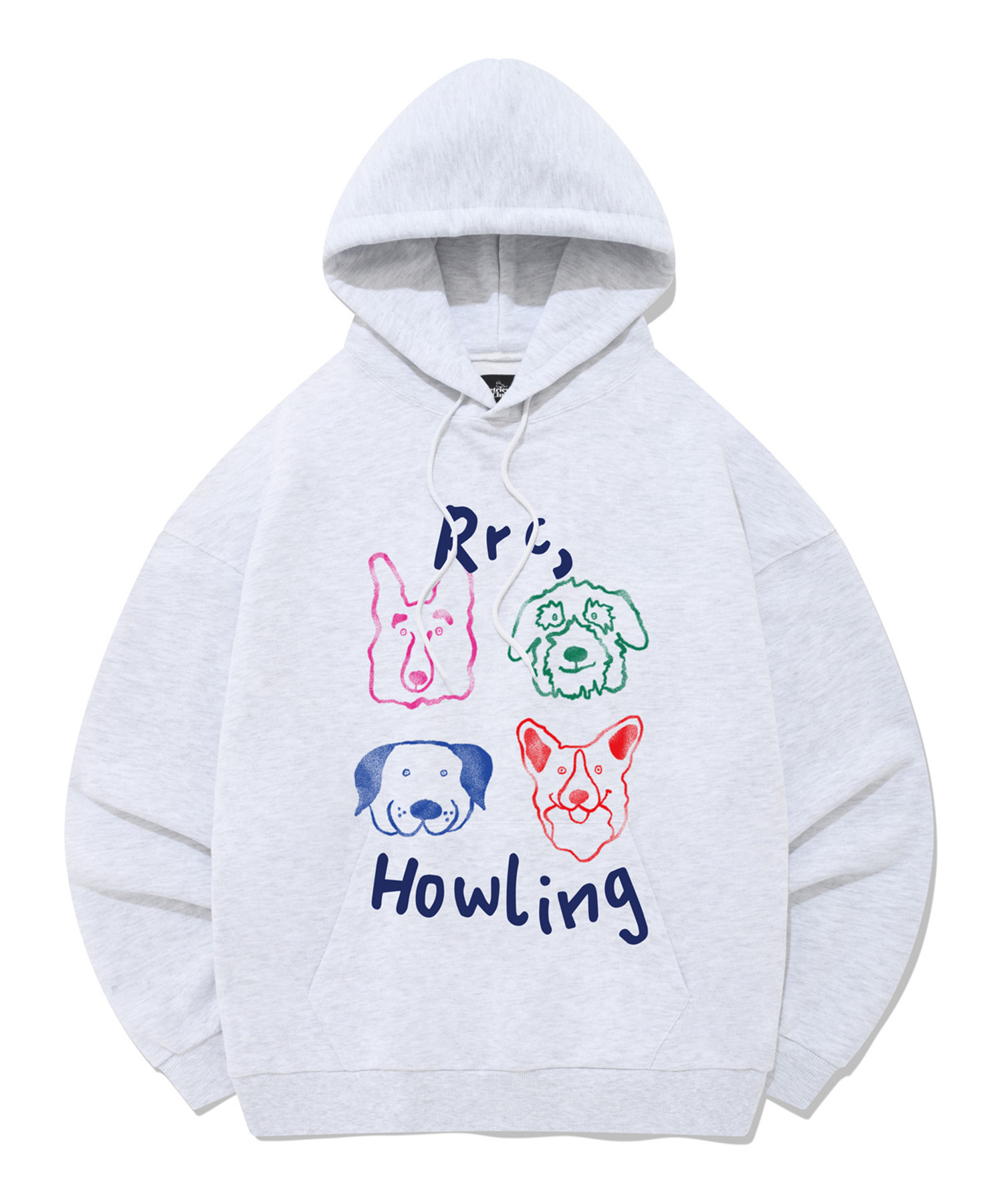 COLOR HOWLING HOODIE [MELANGE GRAY]