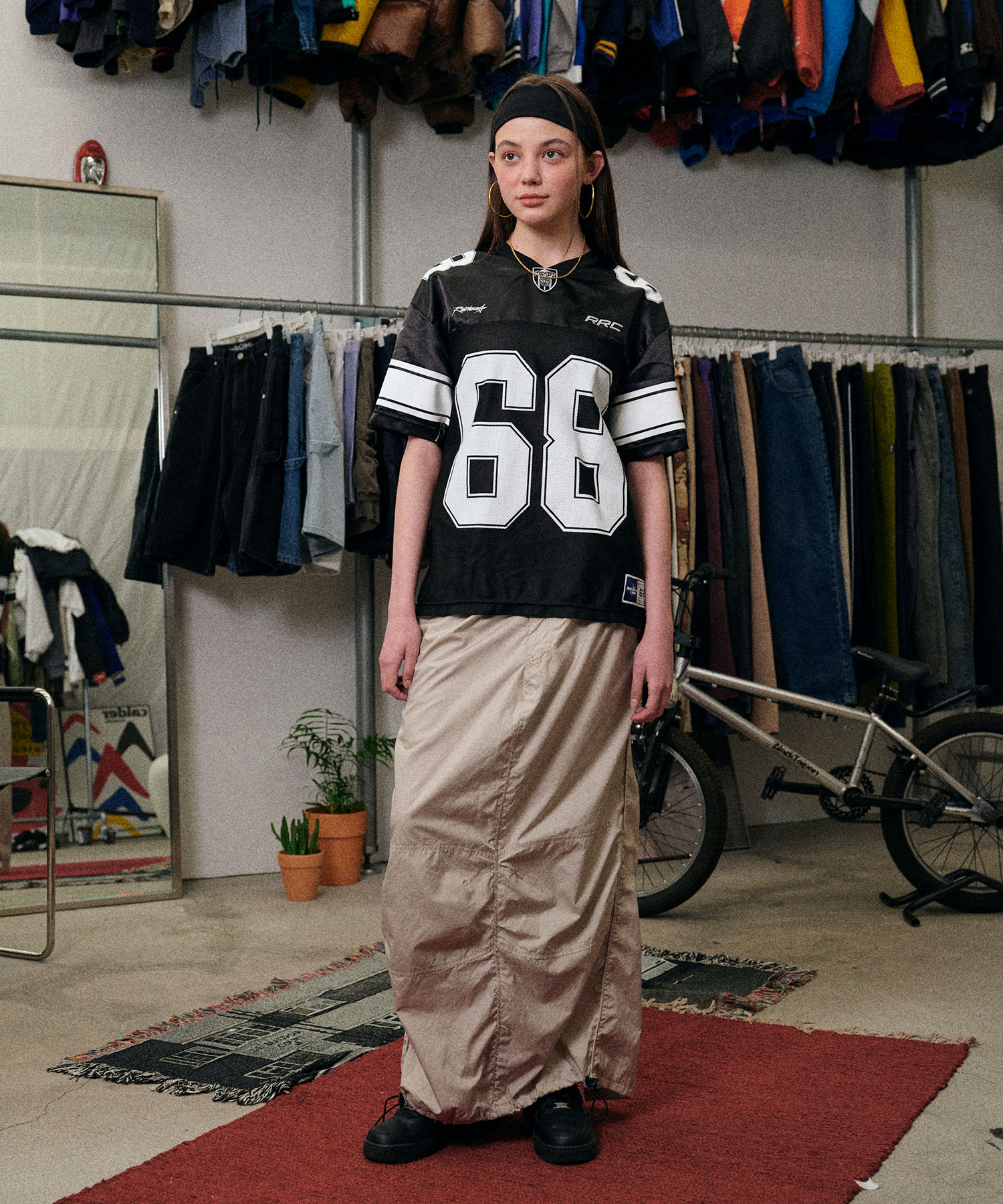 68 FOOTBALL JERSEY [BLACK]