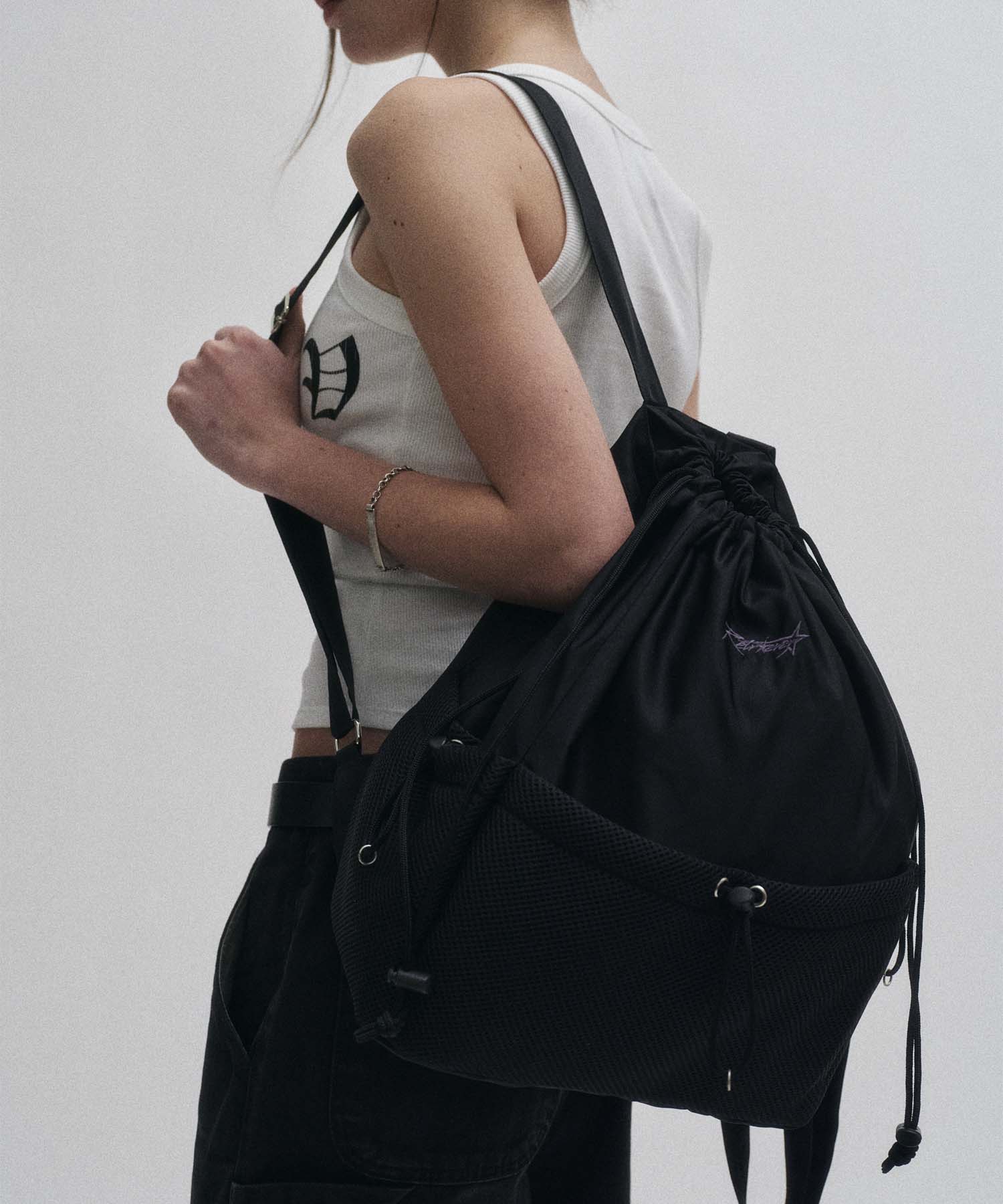 STAR LOGO BACK PACK [BLACK]