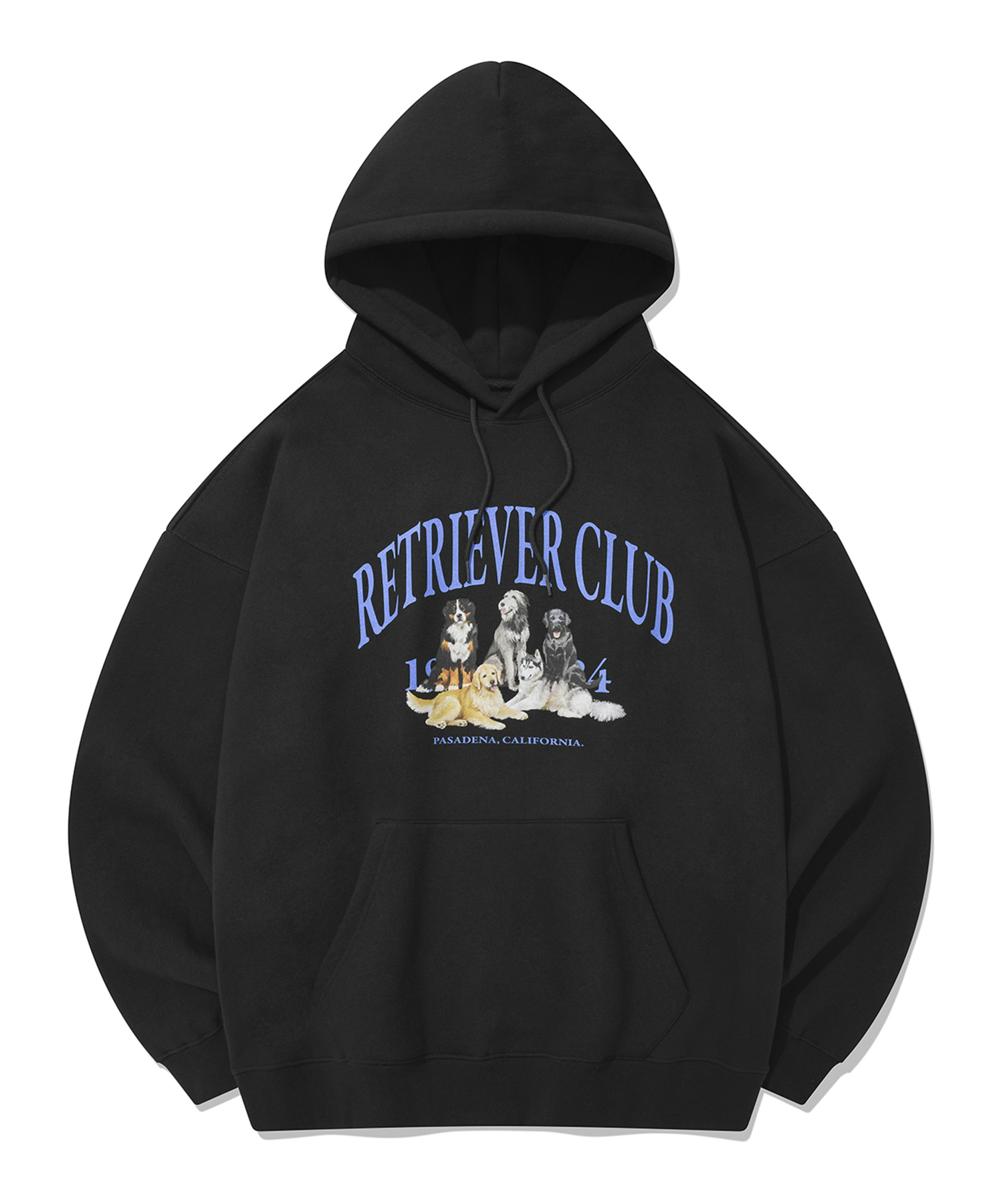 RETRIEVER FRIENDS HOODIE [BLACK]