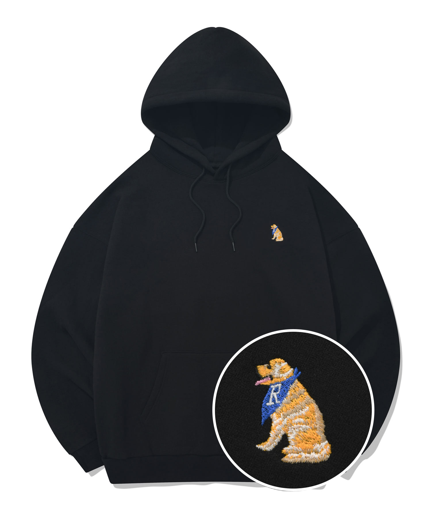 SMALL RETRIEVER HOODIE [BLACK]