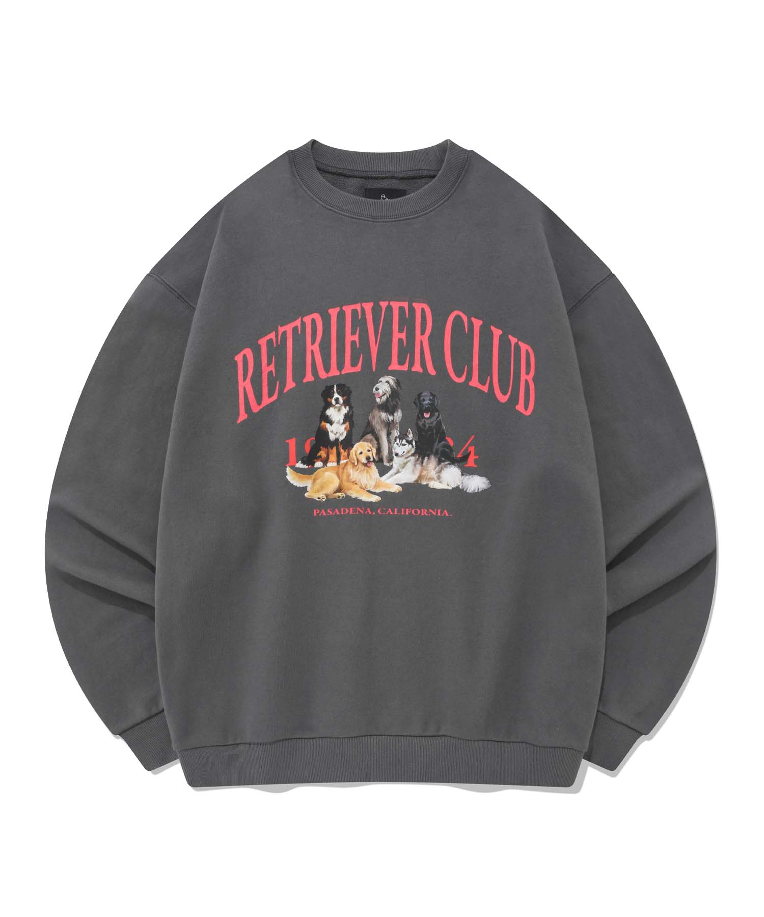 RETRIEVER FRIENDS CREWNECK [CHARCOAL]