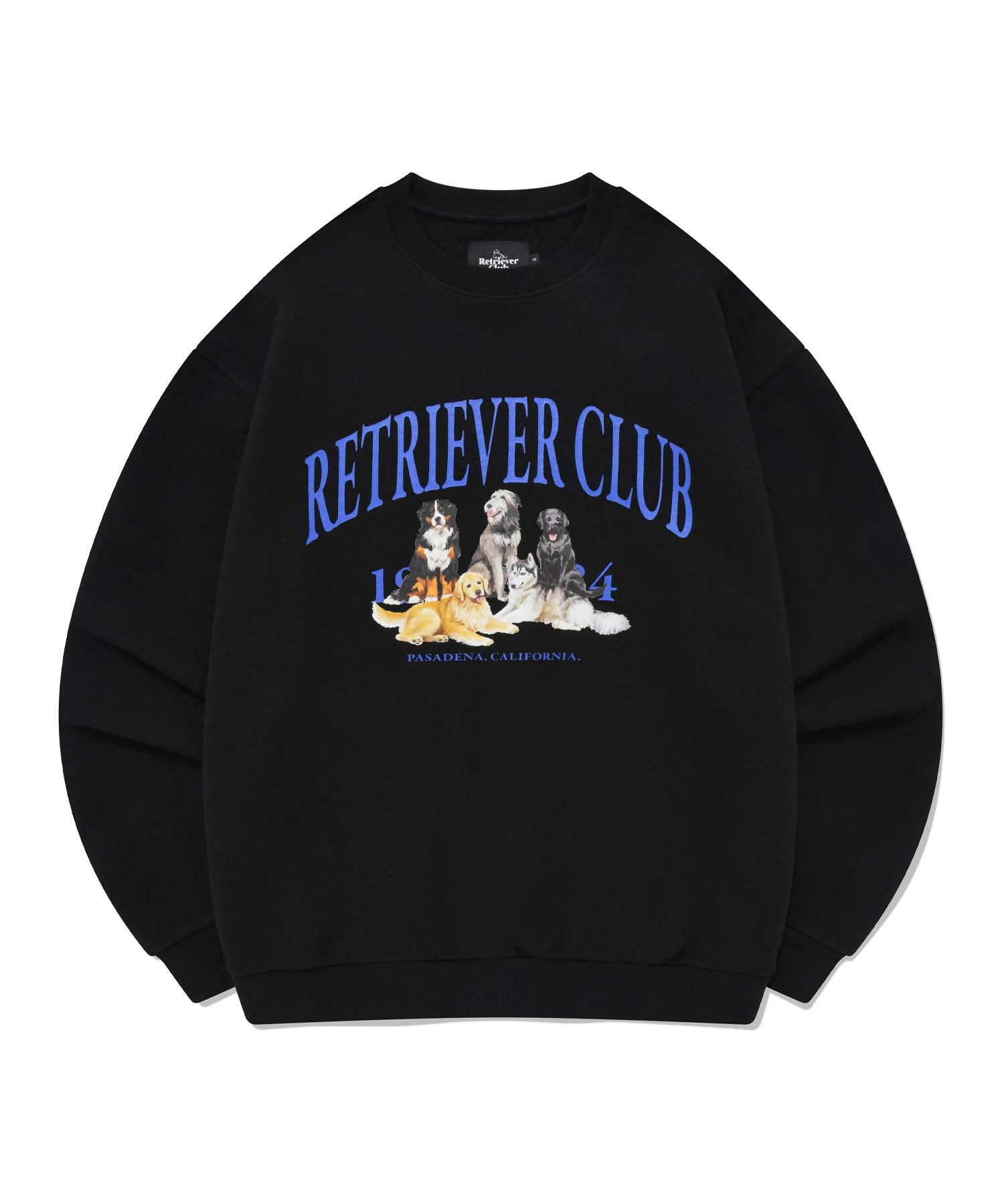 RETRIEVER FRIENDS CREWNECK [BLACK]