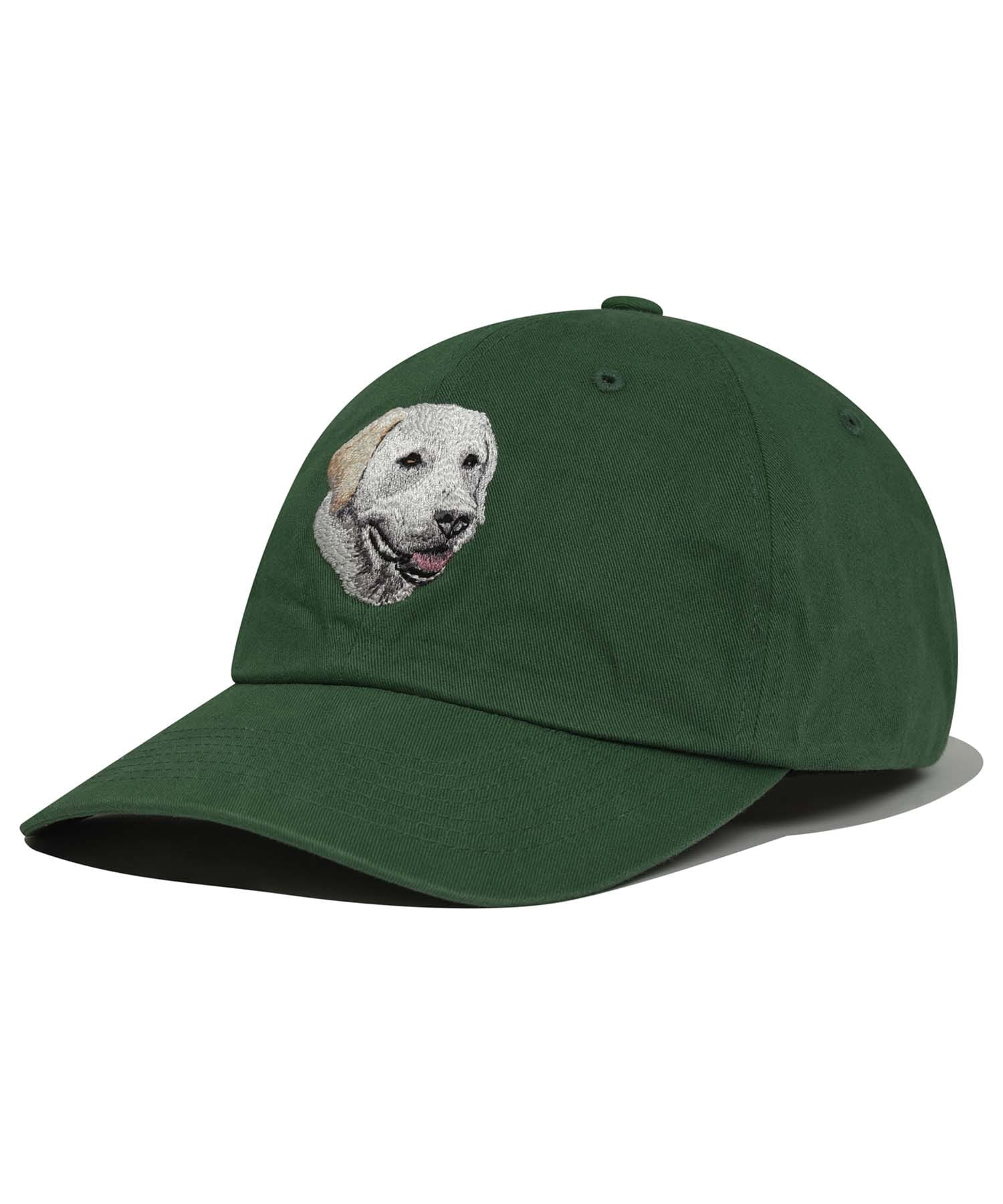 WHITE LAB BALL CAP [GREEN]