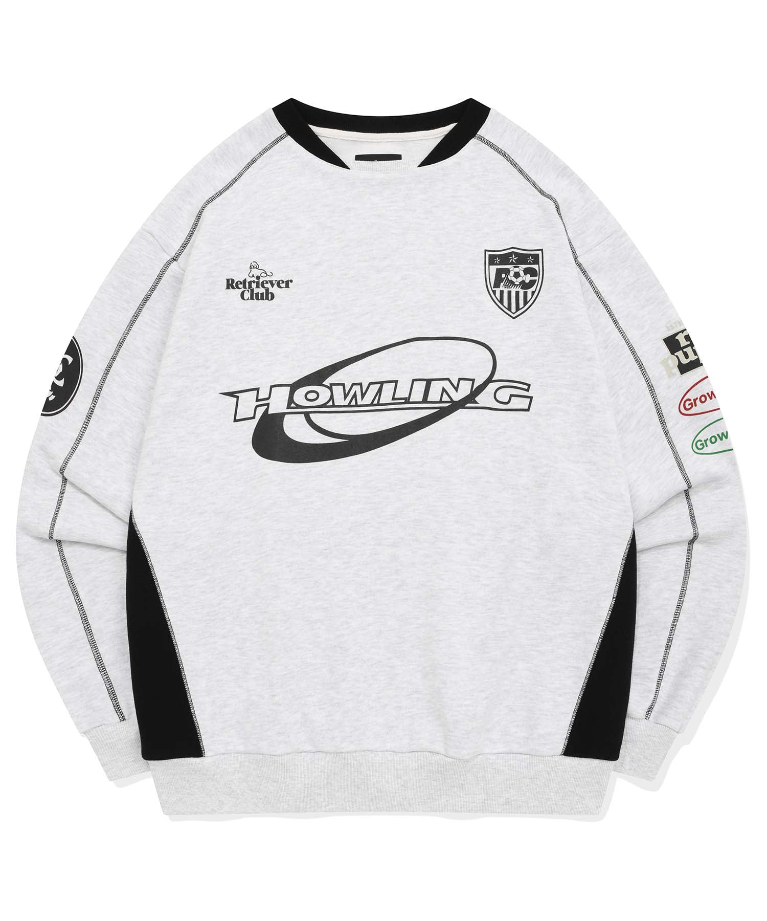 HOWLING SOCCER CREWNECK [MELANGE GRAY]