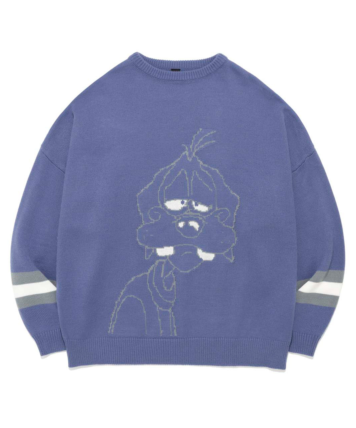 SLEEPING DOG KNIT [BABY BLUE]