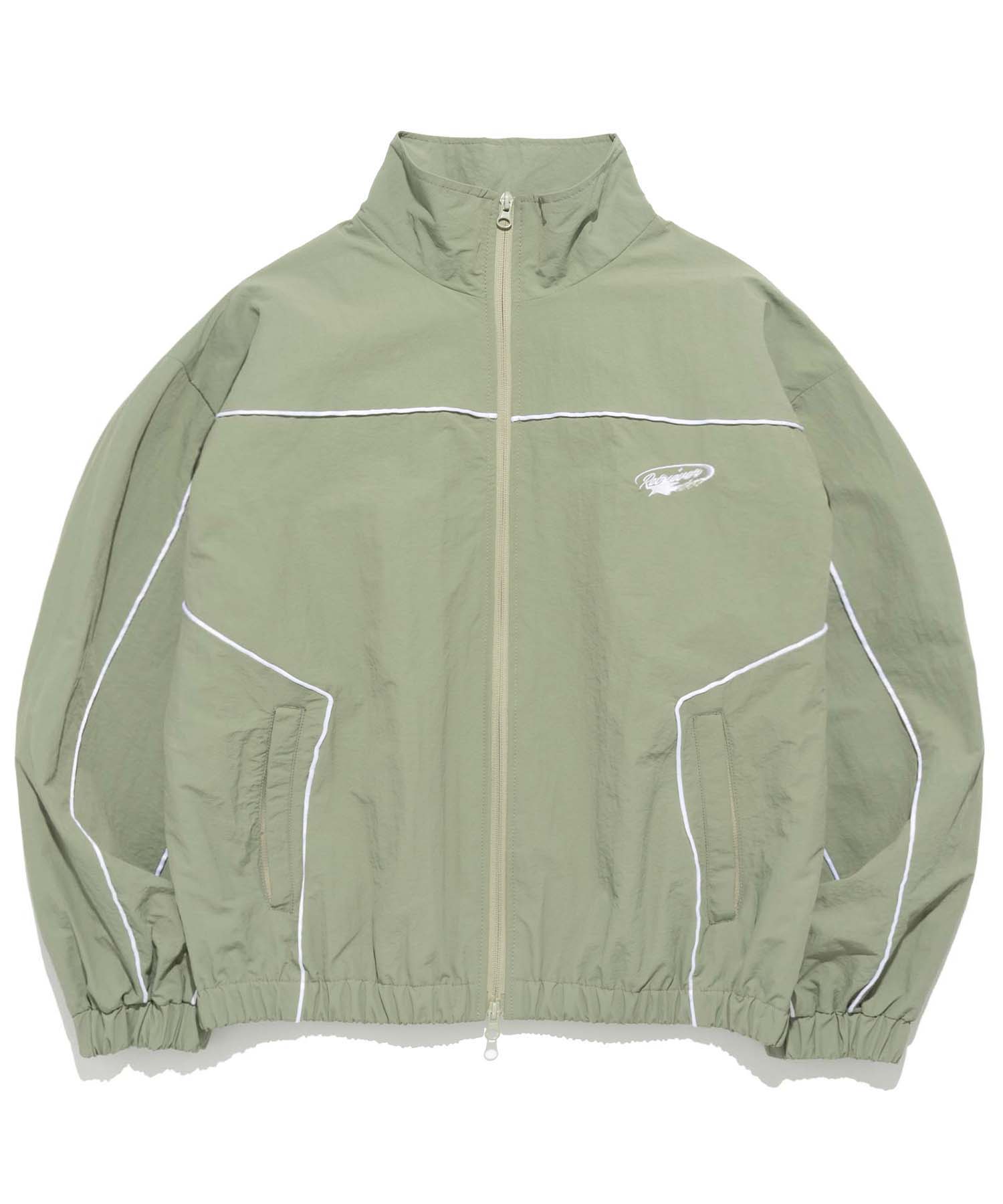 WHITE LINE NYLON JACKET [LIGHT GREEN]