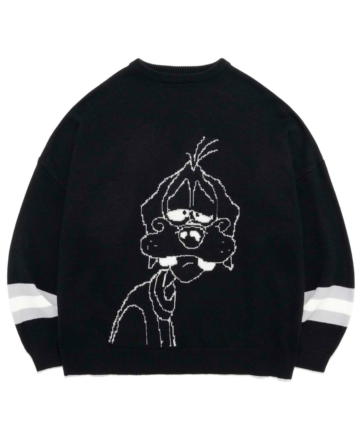 SLEEPING DOG KNIT [BLACK]