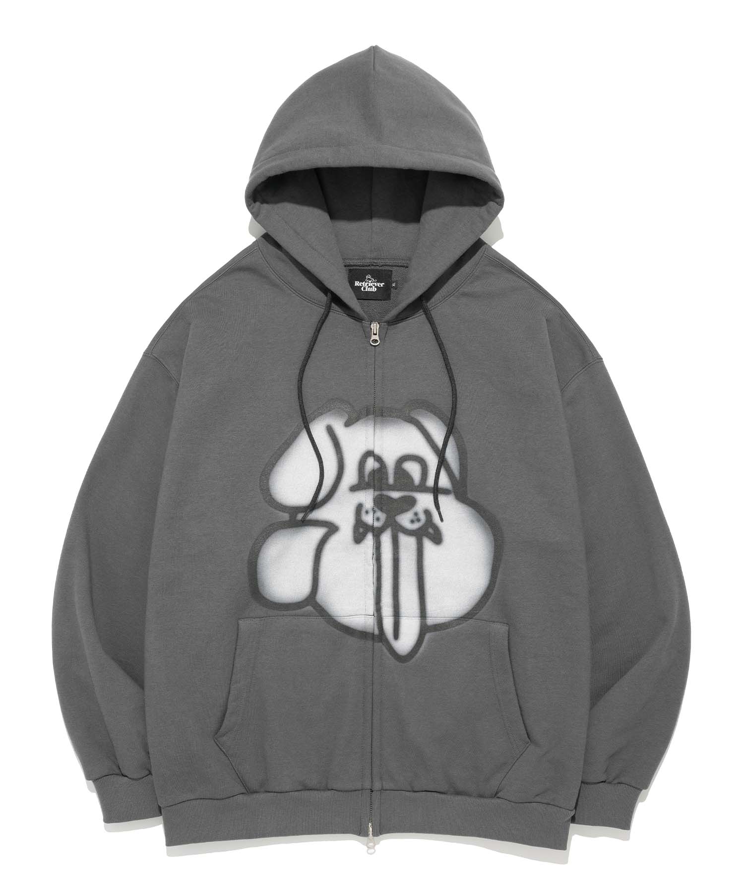 SPRAYING HOOD-ZIP UP [CHACOAL GRAY]