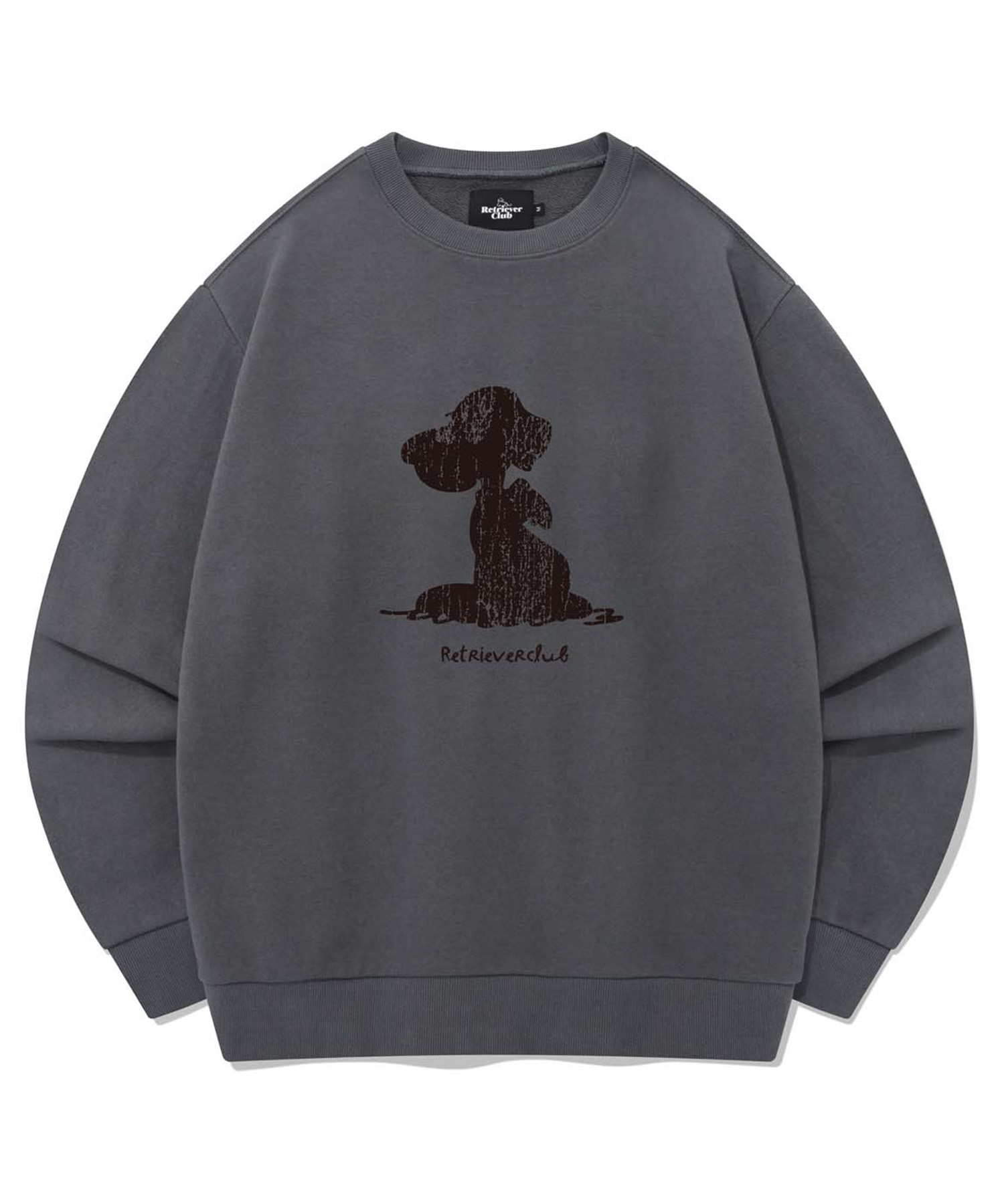 CRACK PUPPY CREWNECK [CHACOAL GRAY]