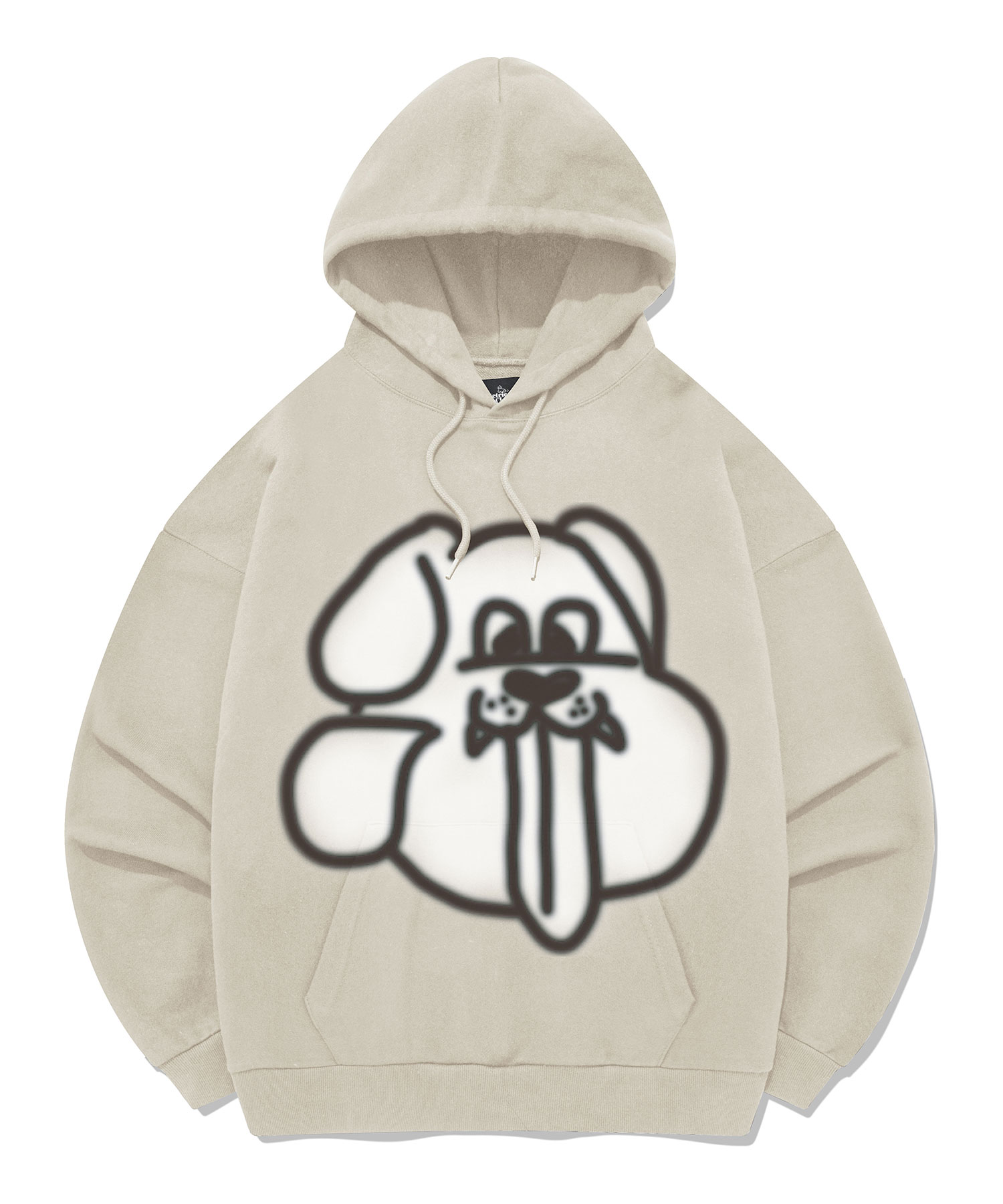 SPRAYING HOODIE [IVORY]