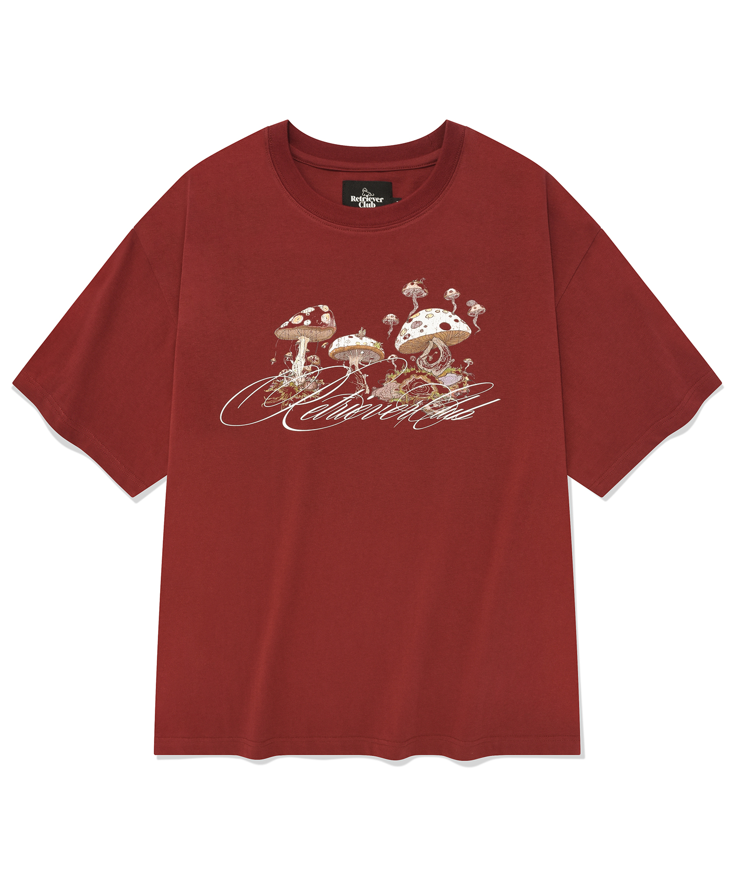 FLYING MUSHROOM TEE [BURGUNDY]