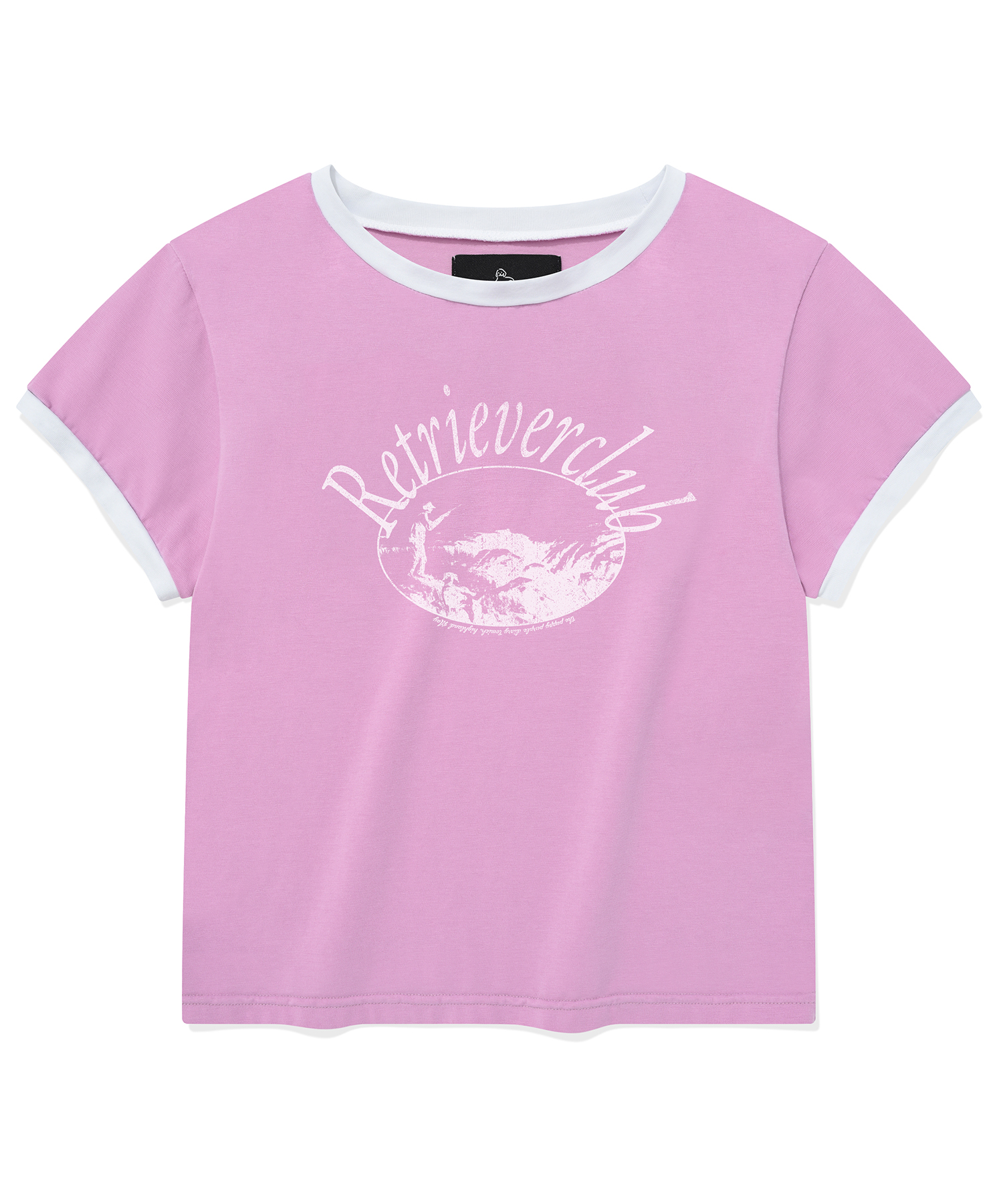 PAINTING RINGER TEE [PINK]