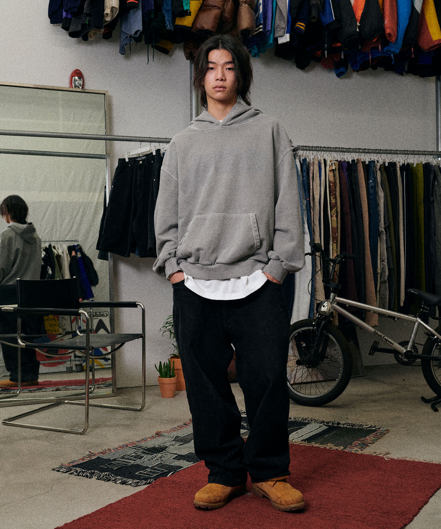 WAVE RRC HOODIE [PIGMENT GRAY]