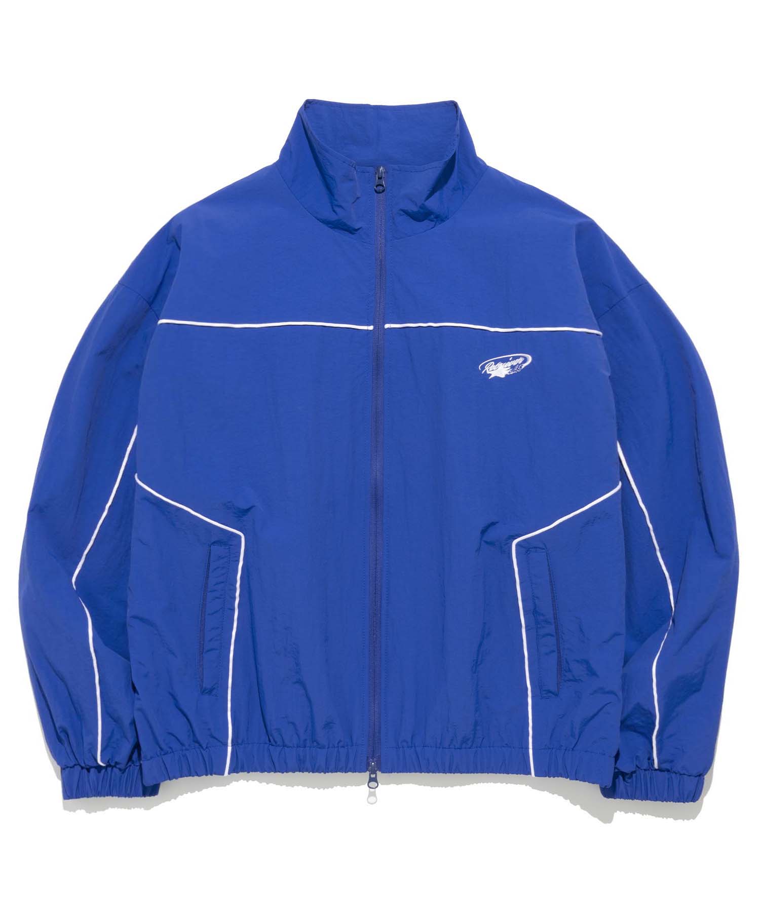 WHITE LINE NYLON JACKET [BLUE]