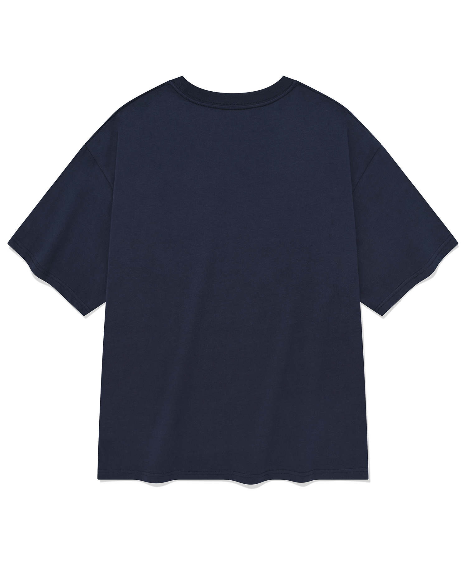 SCRIPT TEE [NAVY]