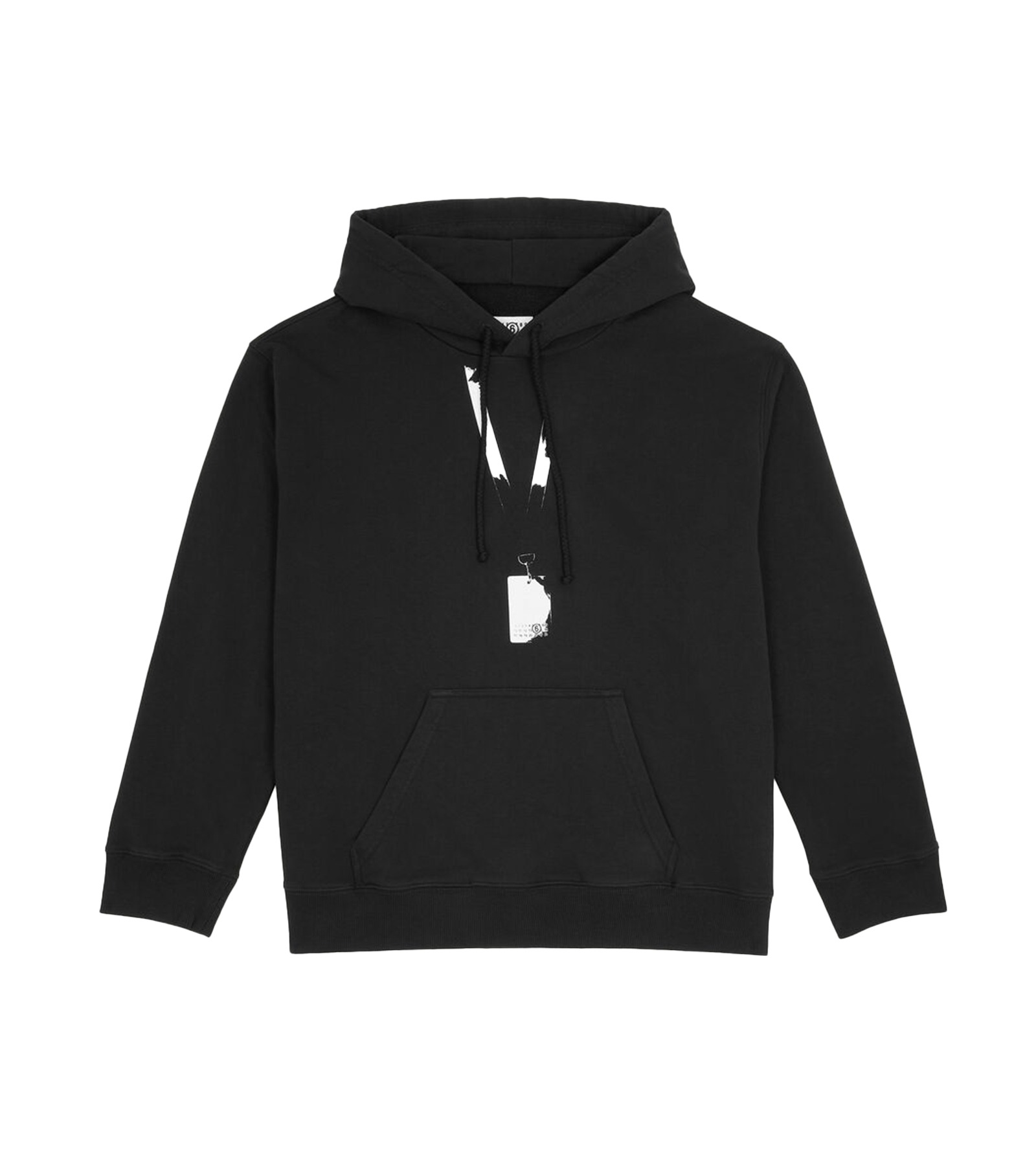 ( M ) Backstage Pass Print Hooded Sweatshirt(Black)