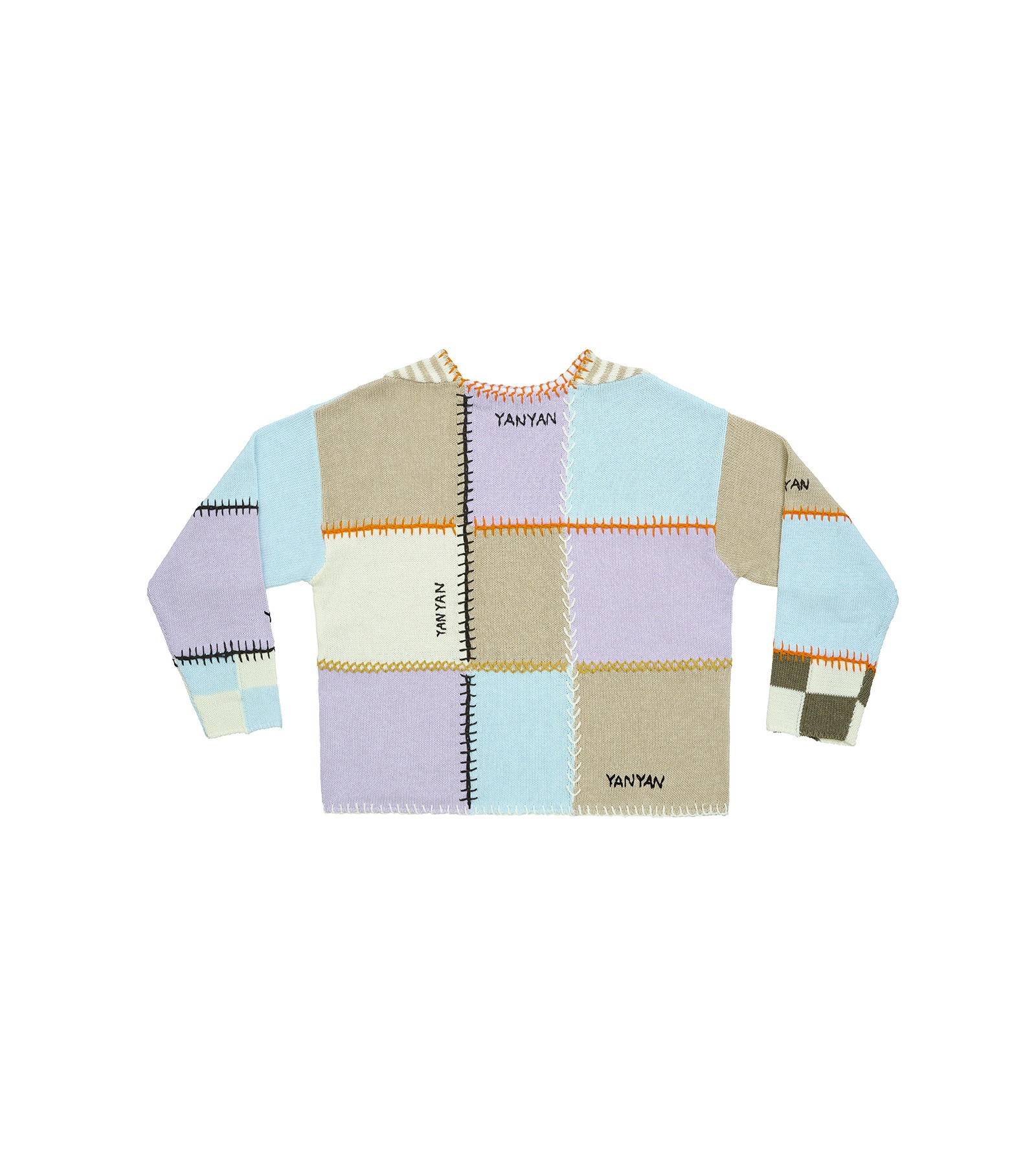 Cotton Check Long Sleeve T