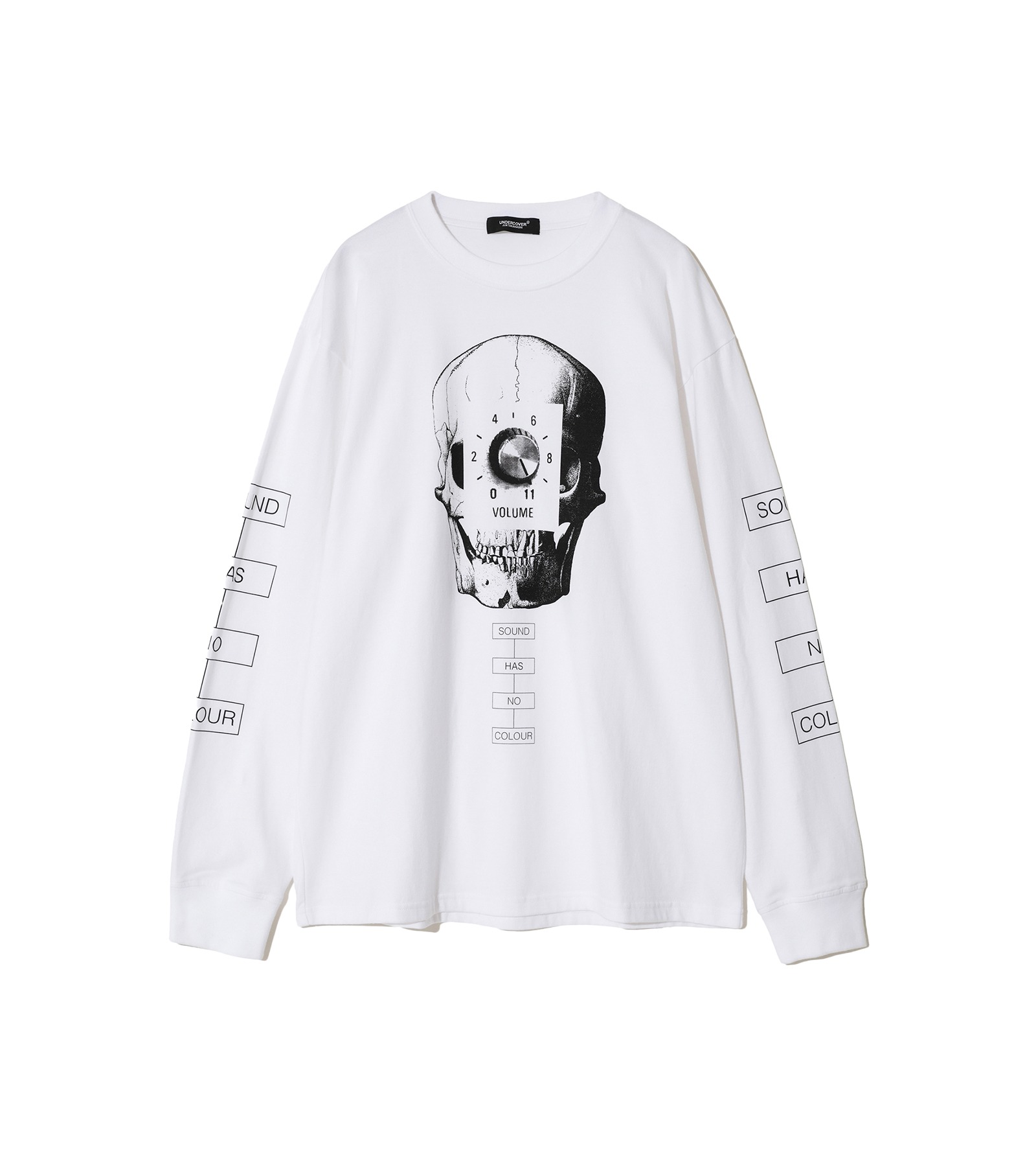 ( M ) Cotton Long T-Shirt (White)