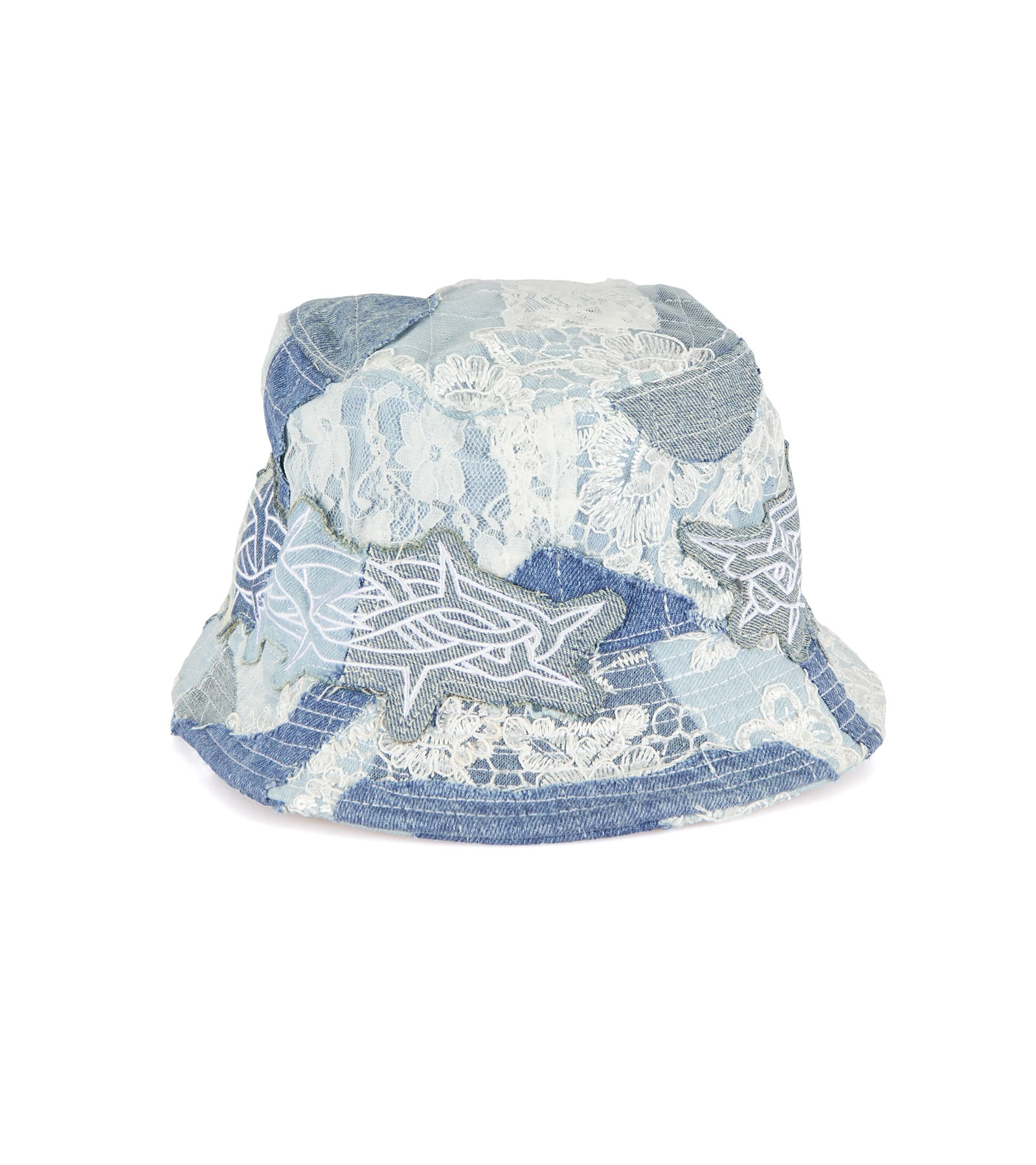 ( M ) Thorn Wrapped Grid Bucket Hat(Sky)