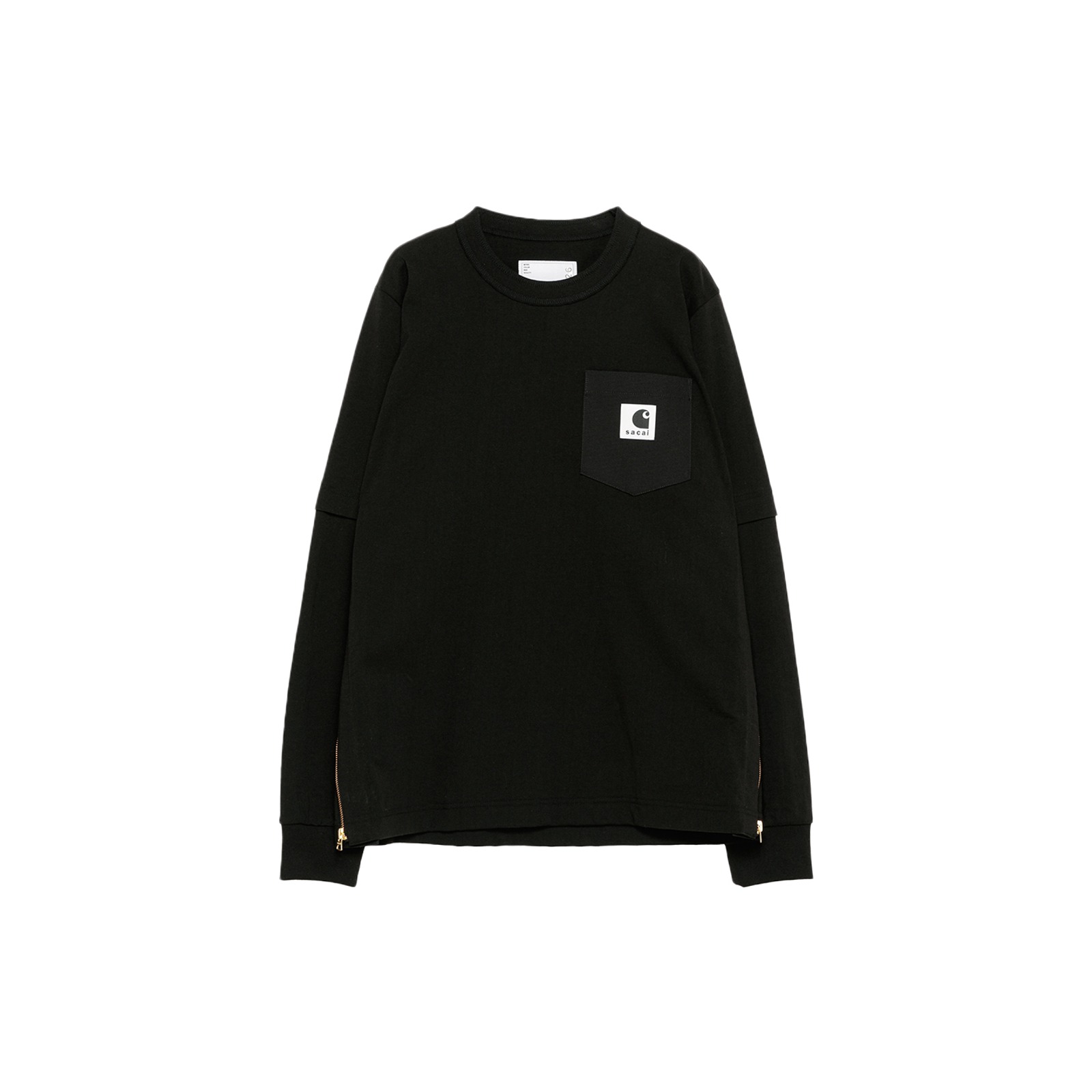 ( M ) Sacai x Carhartt WIP L/S T-Shirt(Black)