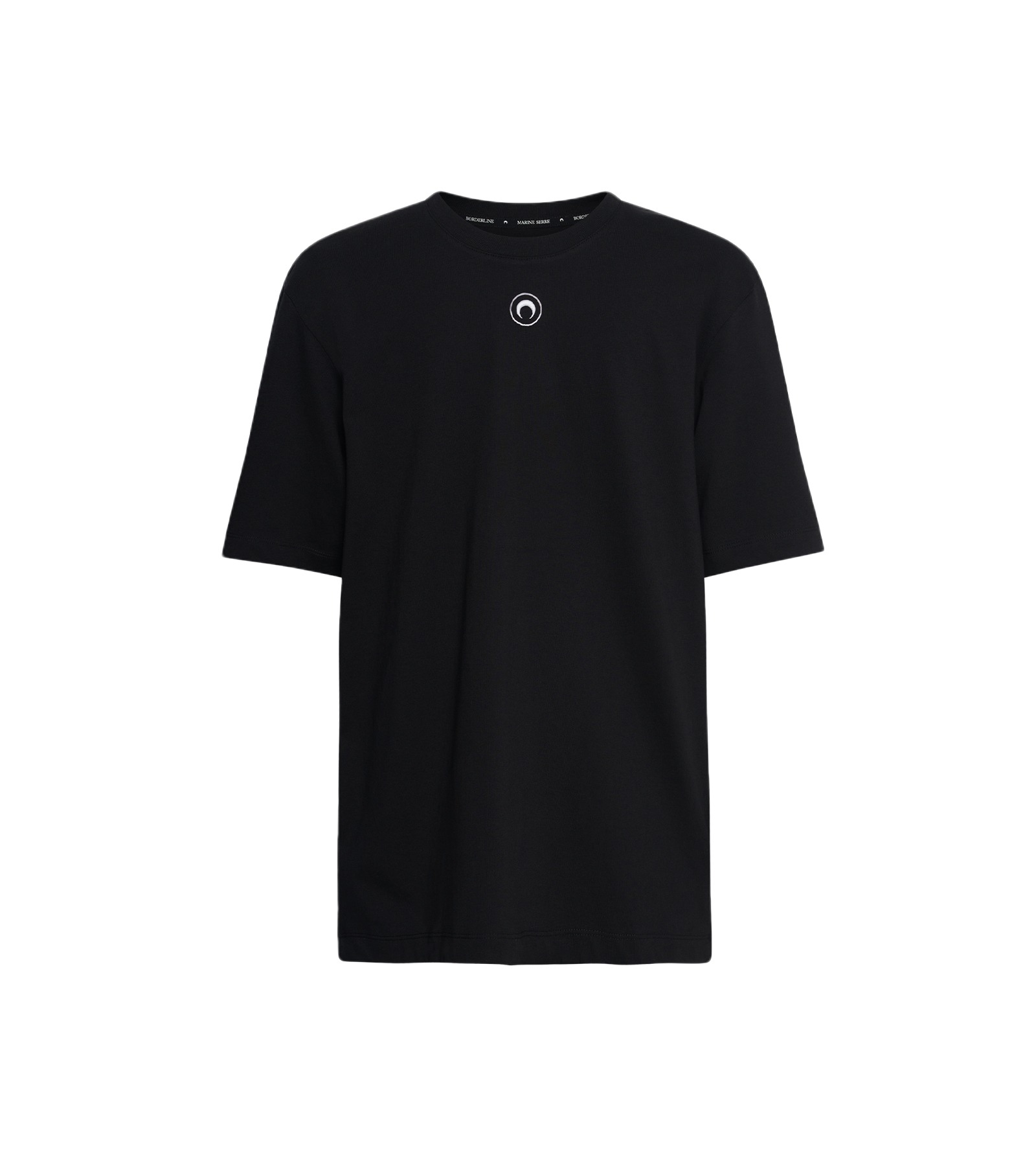 ( M ) Organic Cotton Jersey Plain T-Shirt (Black)