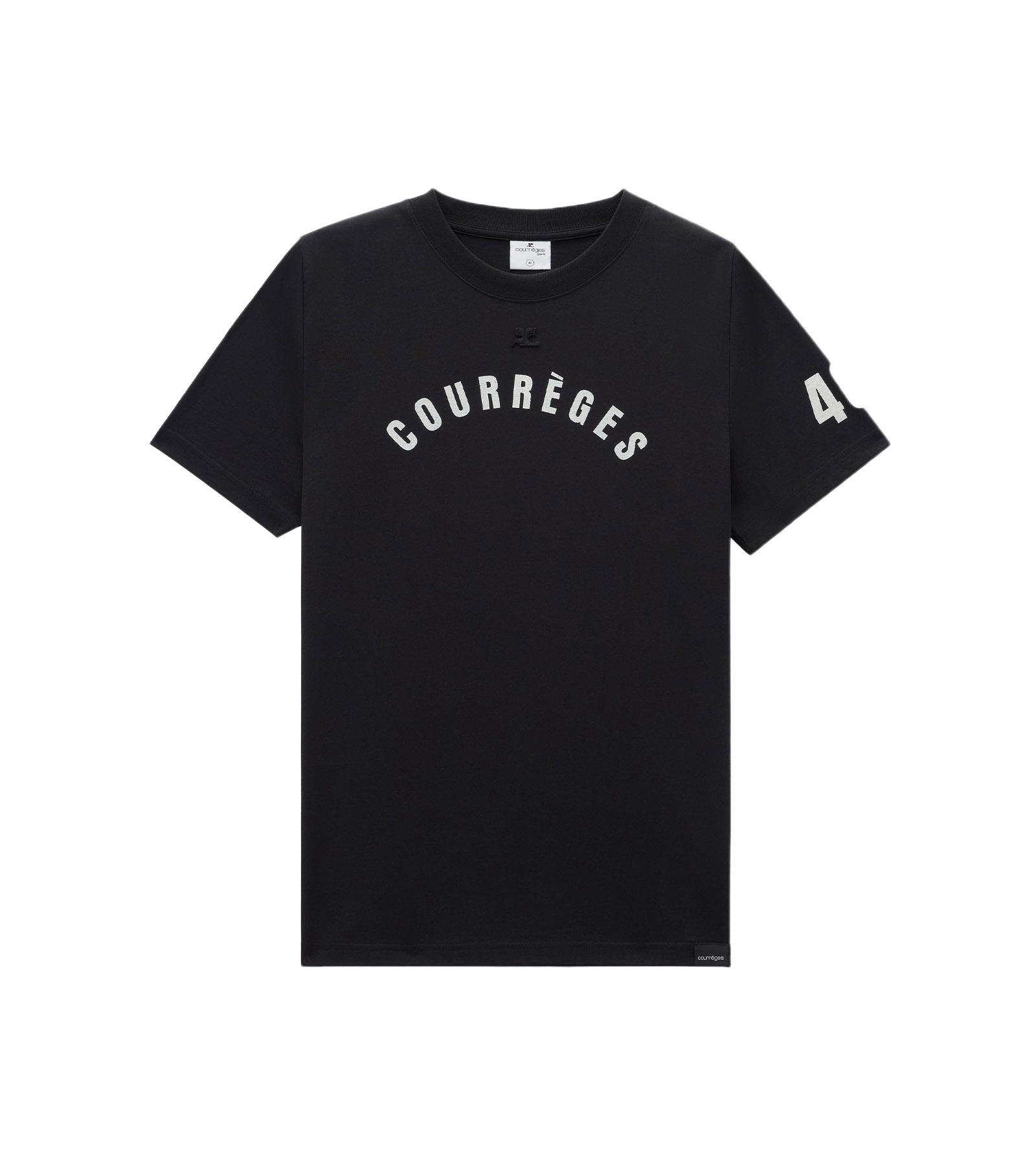 ( M ) AC Straight Printed T-shirt (Black)