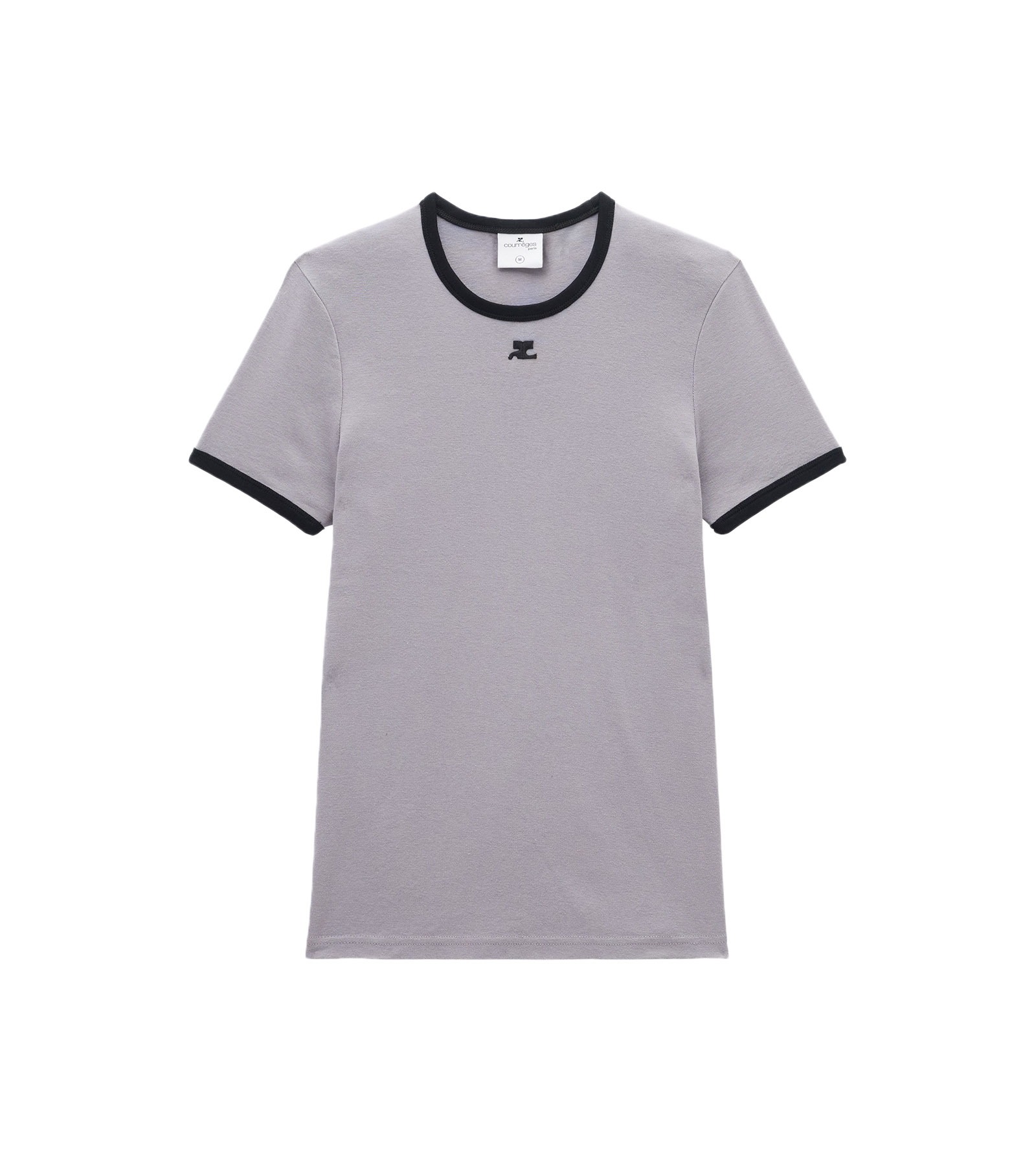 ( M ) Bumpy Contrast T-Shirt (Smoked Gray)