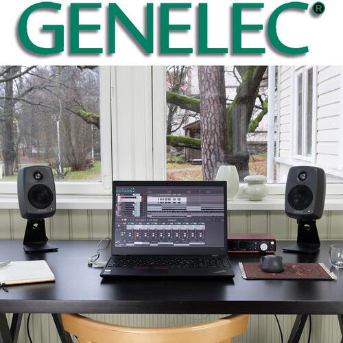 GENELEC 8010AP 8010AW 제네릭 모니터 스피커 다크그레이, 화이트 선택 1통