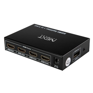 넥스트유 NEXT-0104SP4K HDMI 1:4 모니터 분배기4포트 (4K UHD 지원)