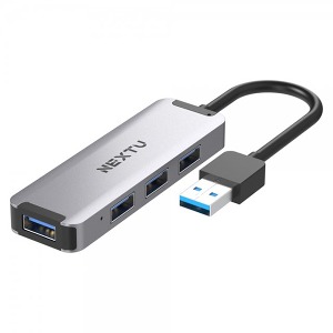 넥스트유 NEXT-664U3 USB 3.0 4포트 무전원 알루미늄 USB허브